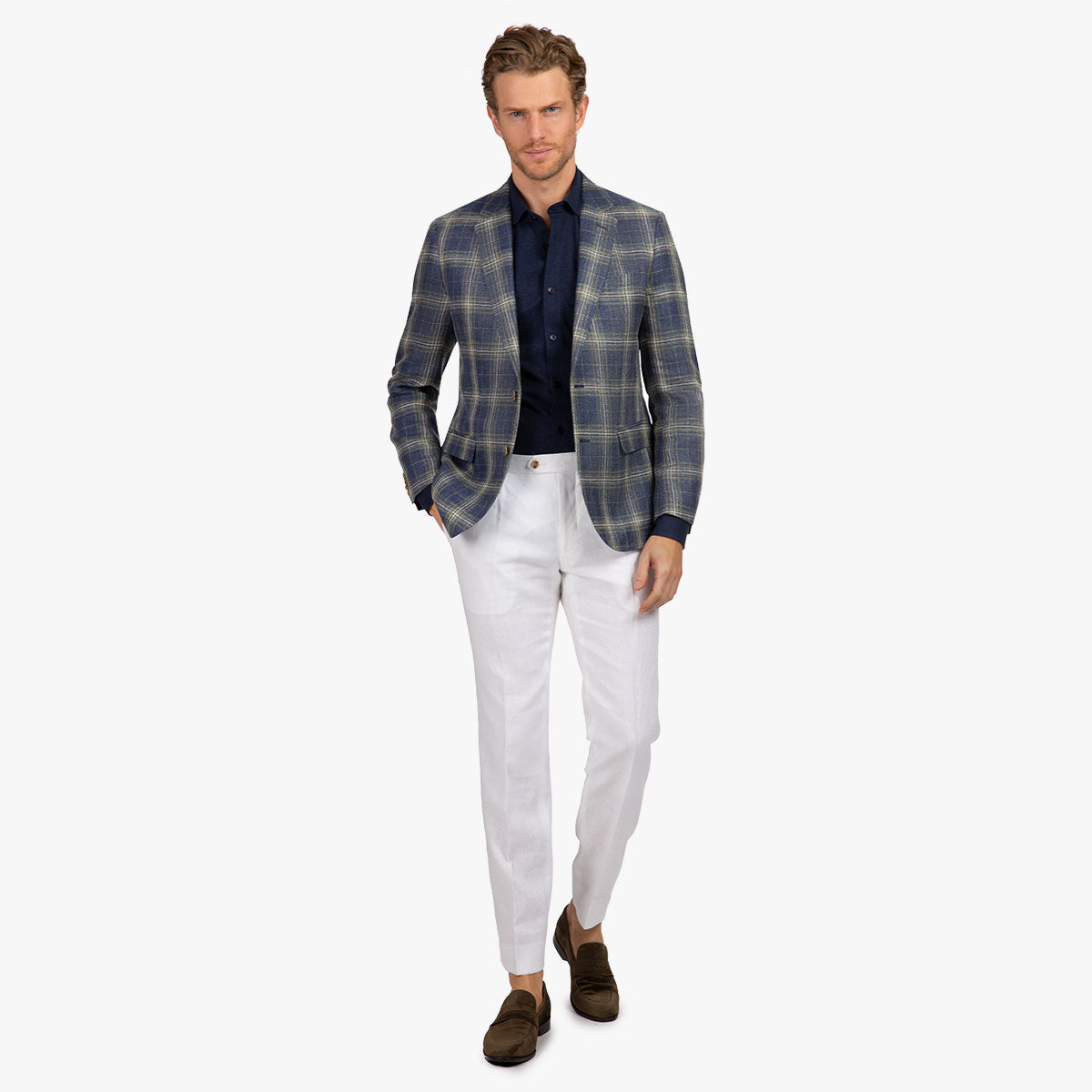 Sakko Genf kariert in blau blau/karo Bild 2