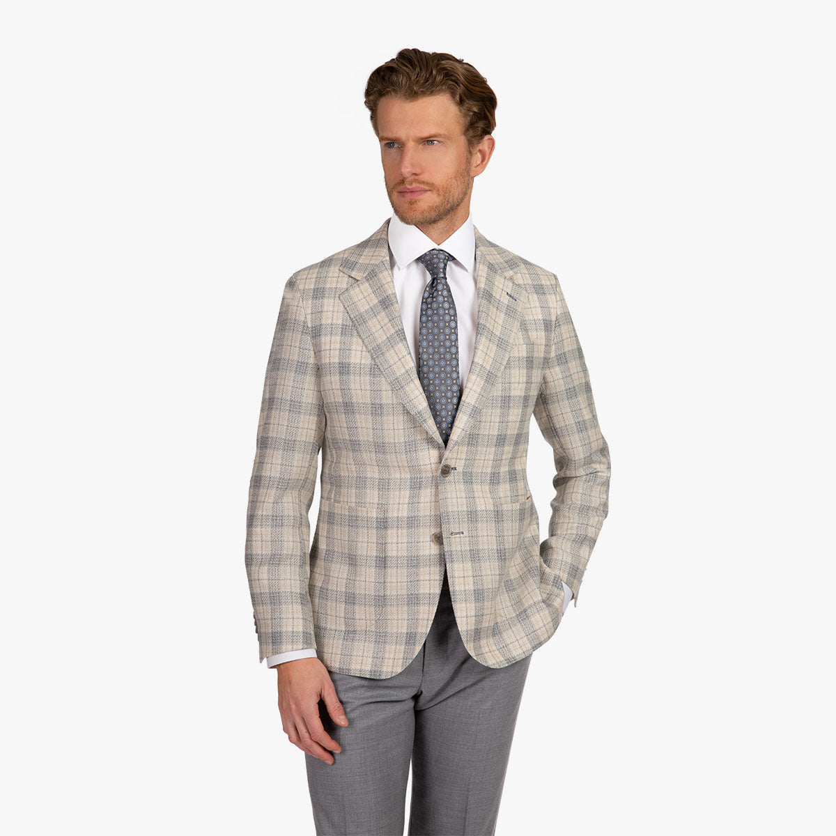 Sakko Havanna/I Karo beige offwhite/karo Bild 1