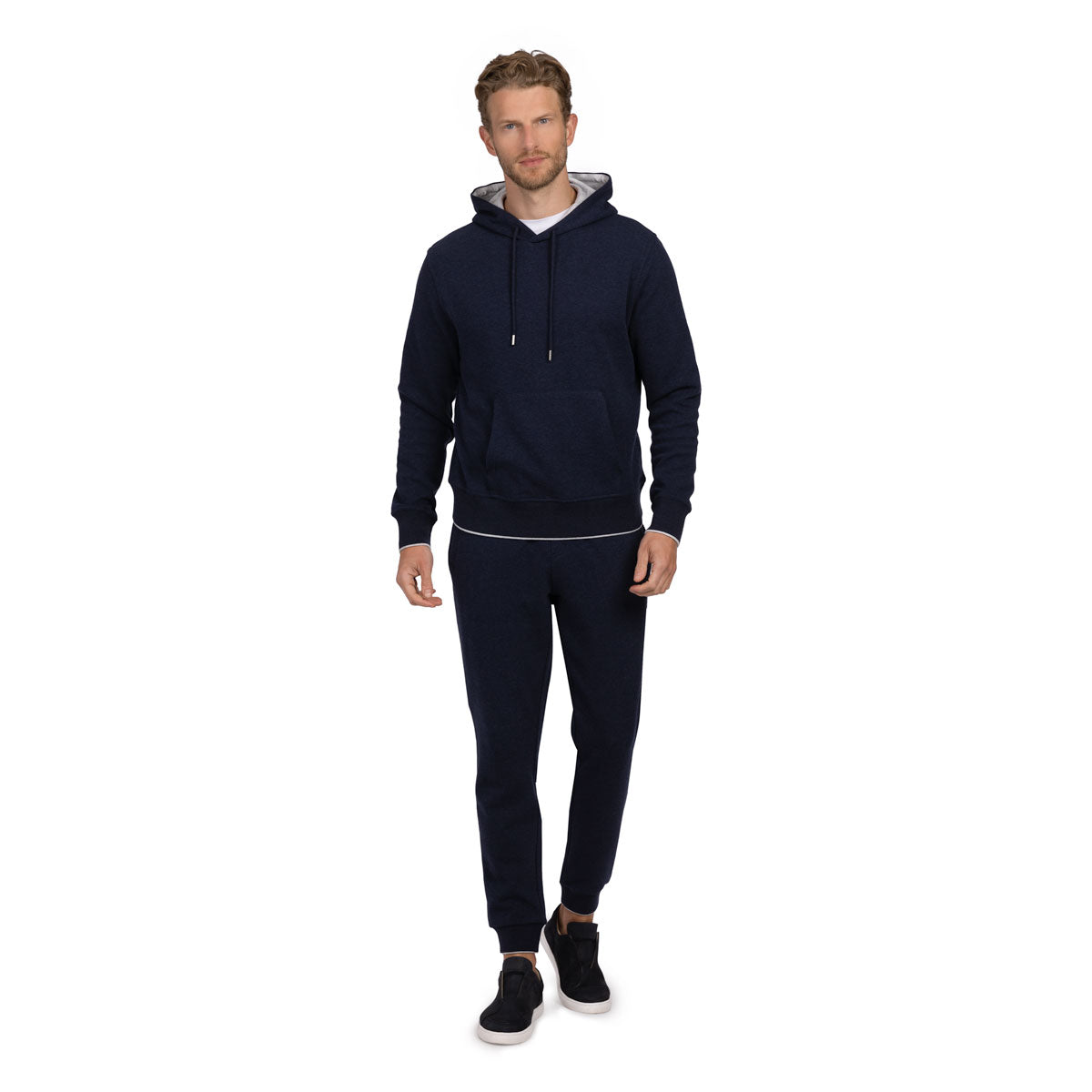 Hoodie in dunkelblau drk. blue J3102 Bild 6