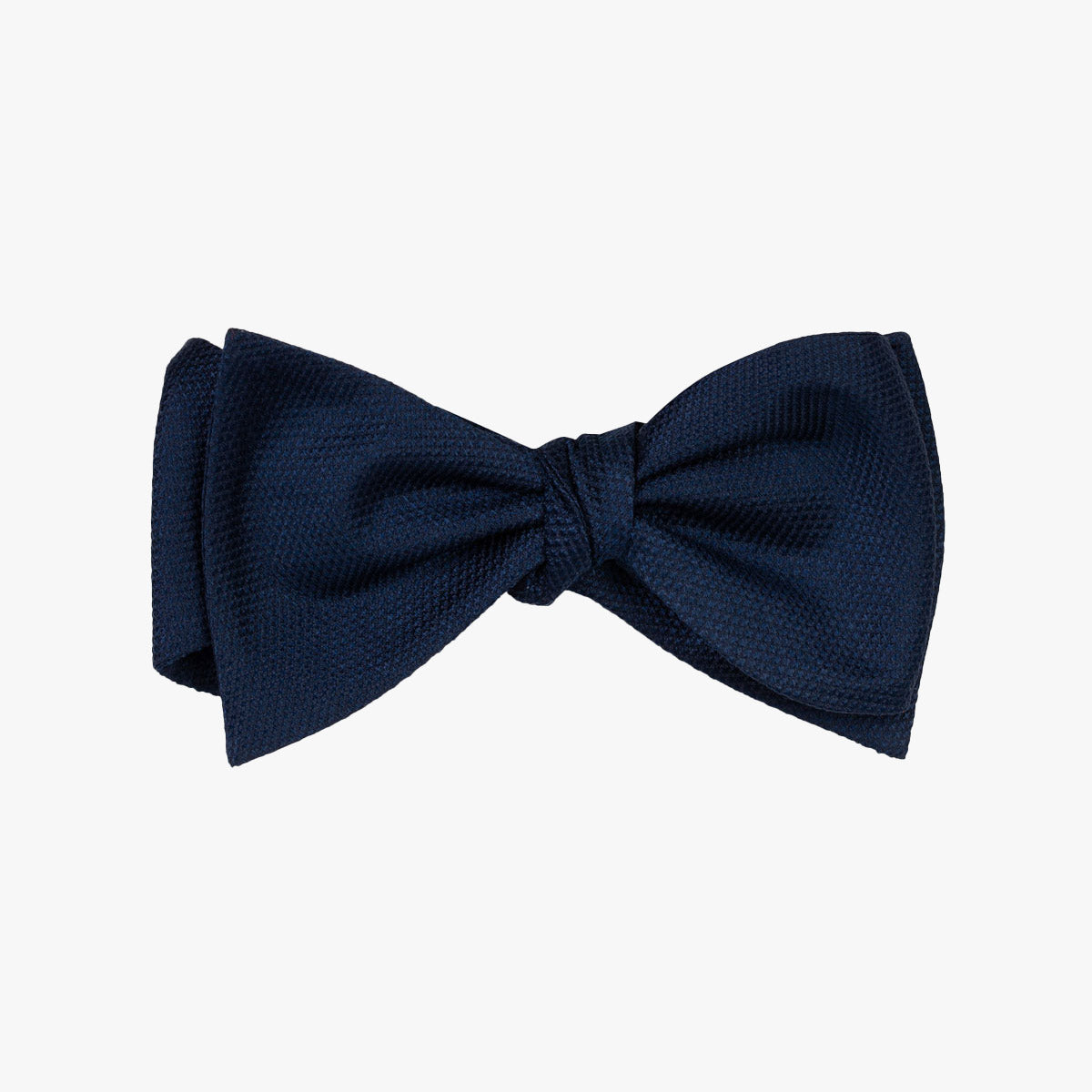 Fliege aus Seide in uni dunkelblau dkl. blau Bild 1