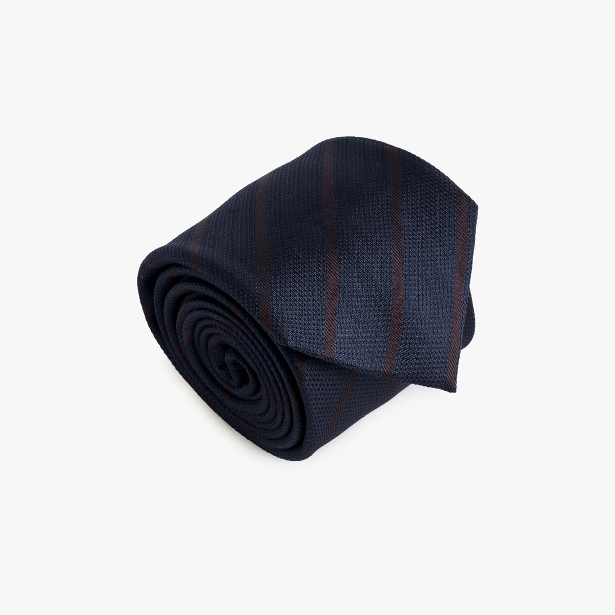 Krawatte aus Seide in Blau und Braun brown Bild 1