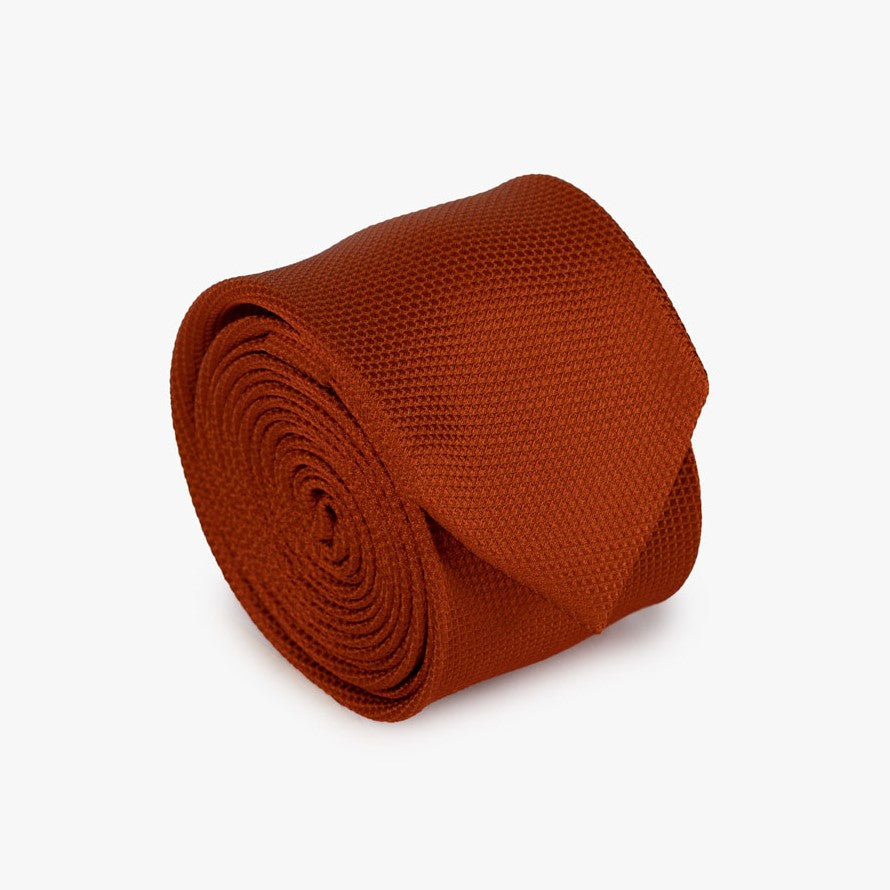 Krawatte in orange - Slim orange Bild 1