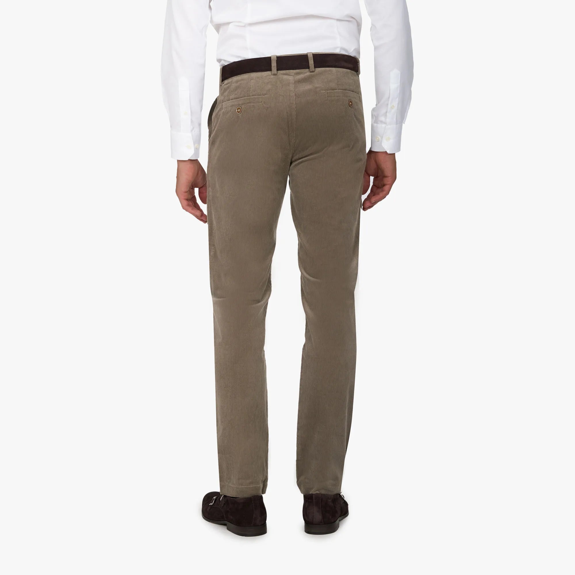 Chino aus Cord in taupe taupe Bild 2