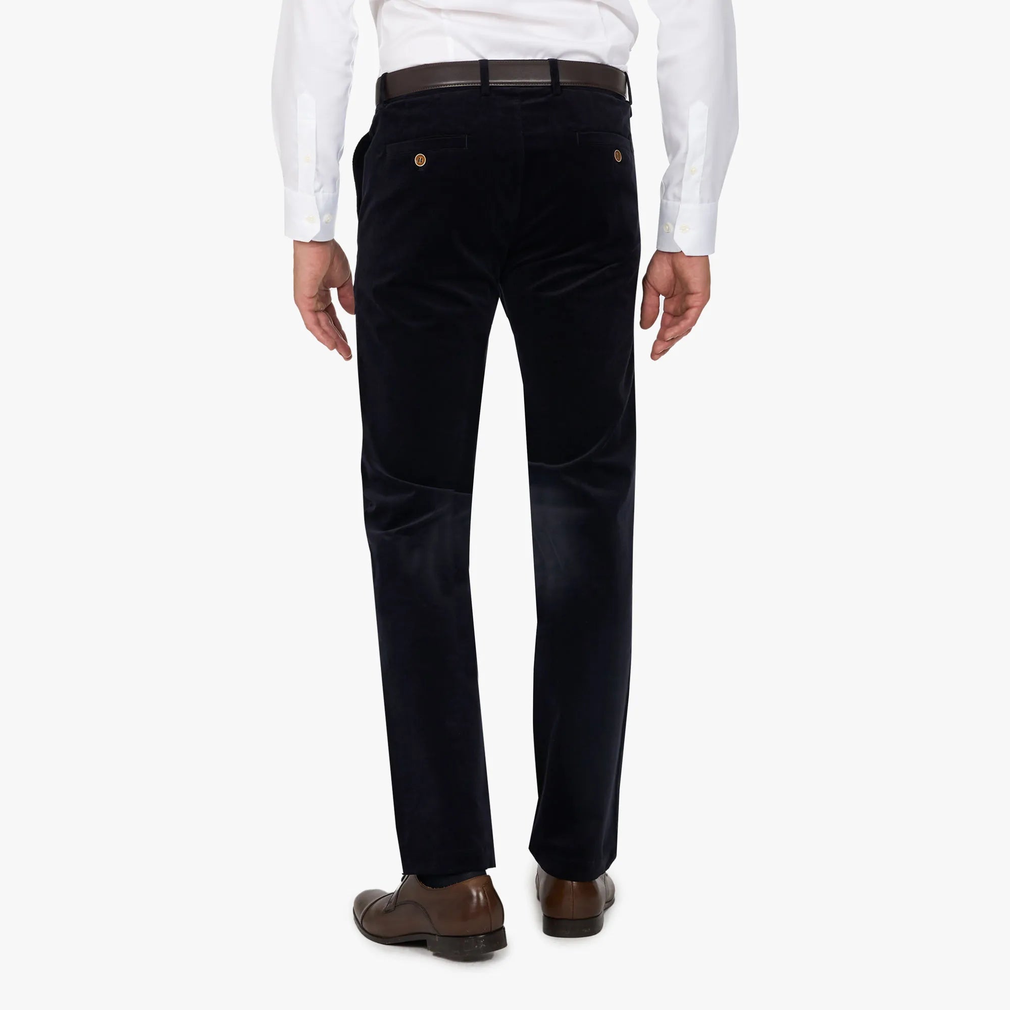 Chino aus Feincord in Dunkelblau dkl. blau Bild 2