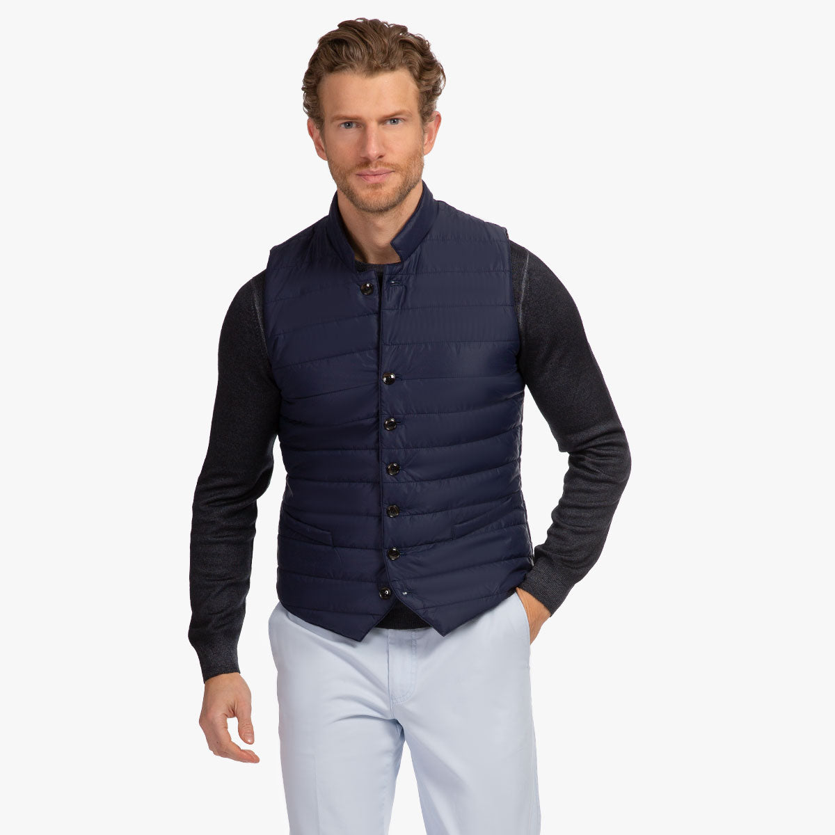 Steppweste Capri in dunkelblau dark blue Bild 1