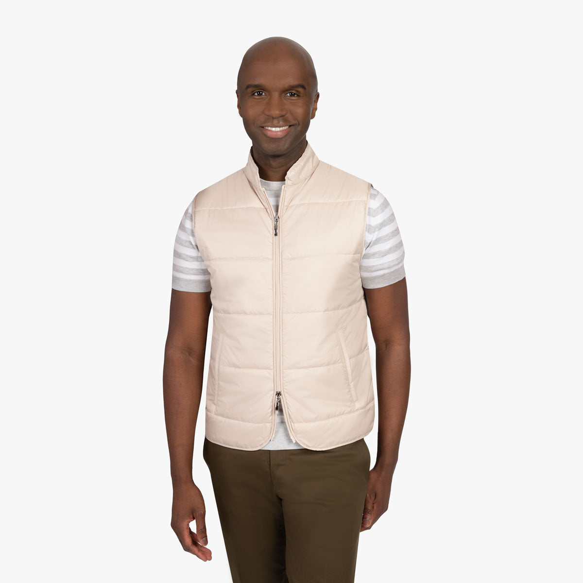 Steppweste Trient in hellbeige hellbeige Bild 1