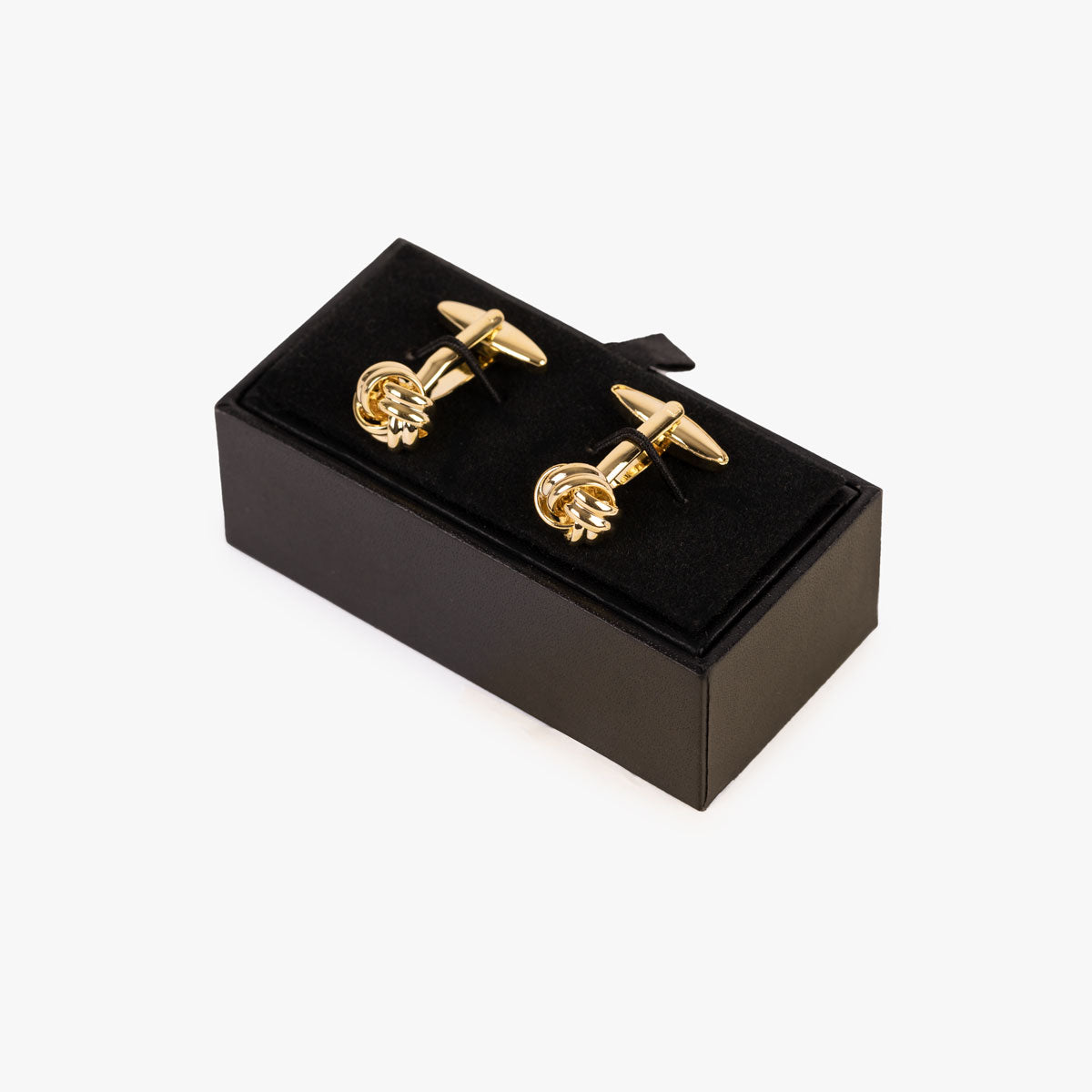 Manschettenknöpfe knotenförmig in gold gold Bild 1