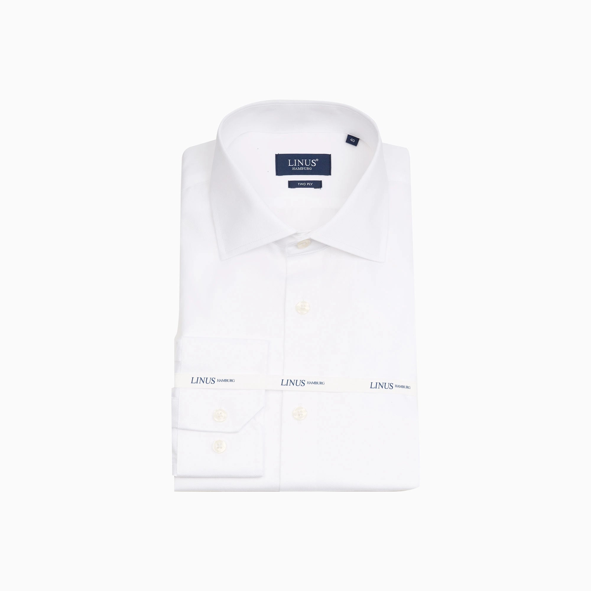 Modern Fit Hemd aus reiner Baumwolle in Weiß white Bild 2