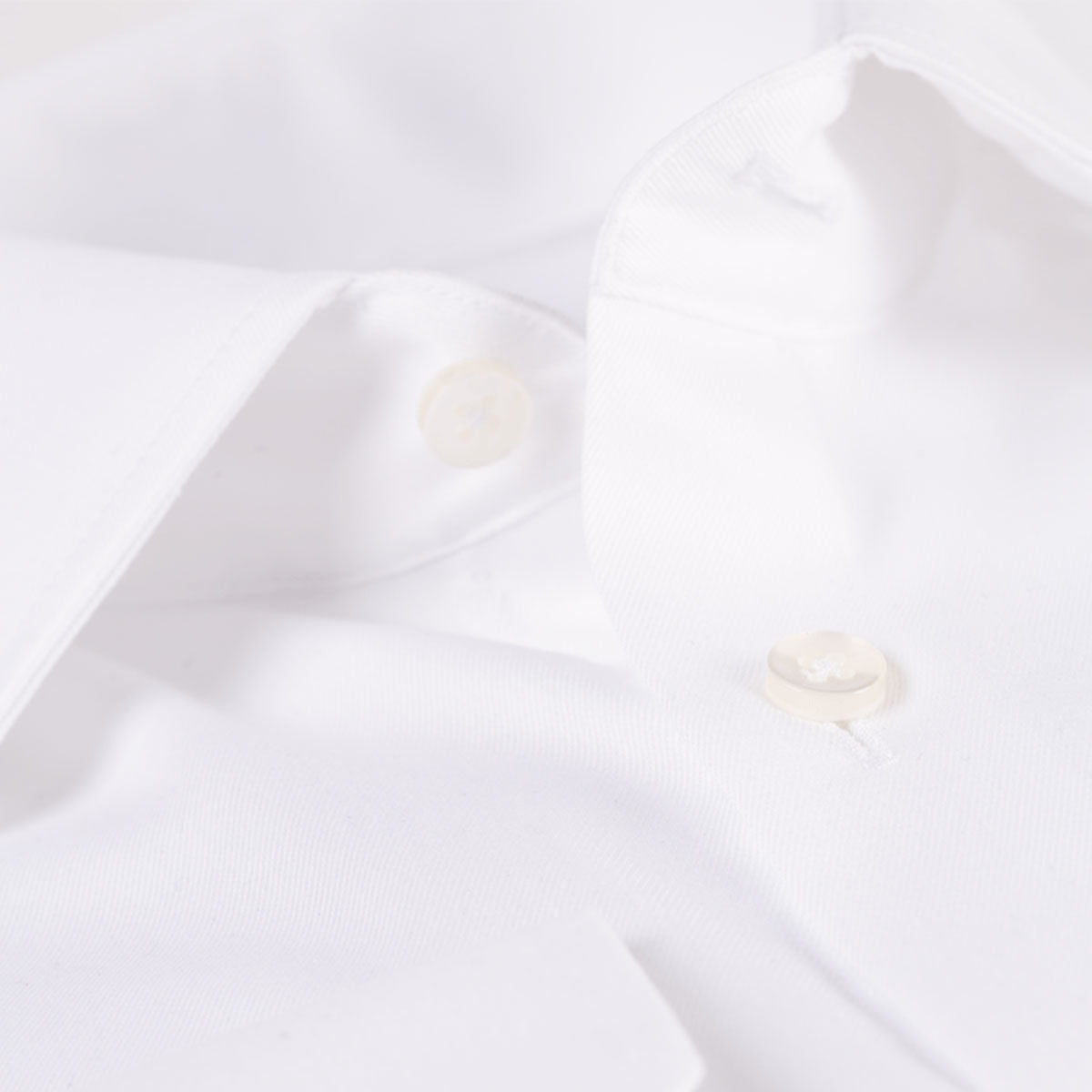 Slim Fit Hemd Twill bügelfrei white Bild 3