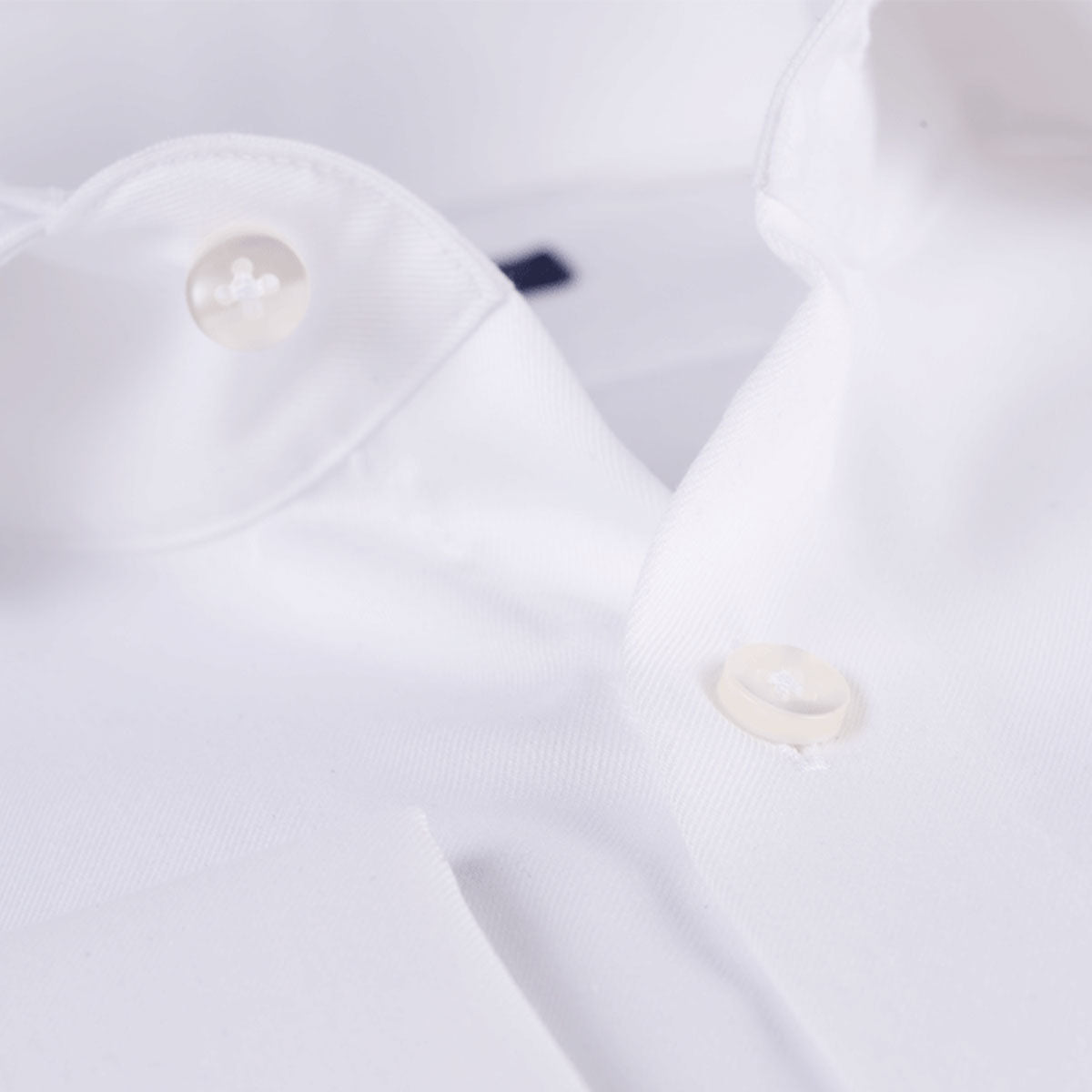 Slim Fit Hemd Twill Umschlagmanschette white Bild 4