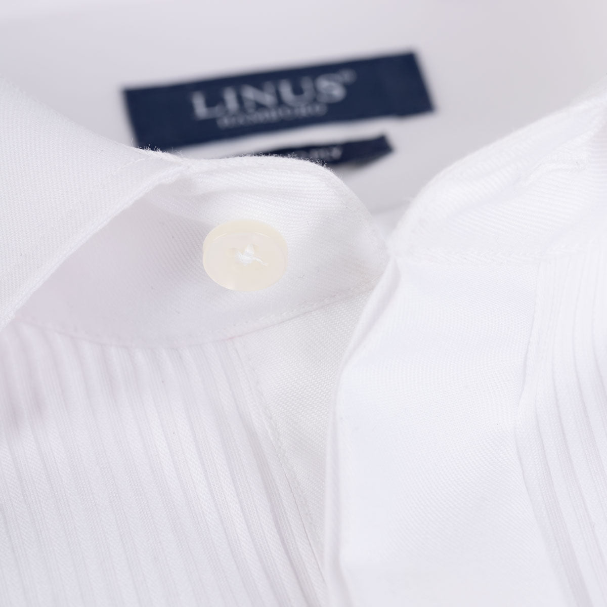 Slim Fit Smoking Hemd mit Umschlagmanschette white Bild 3