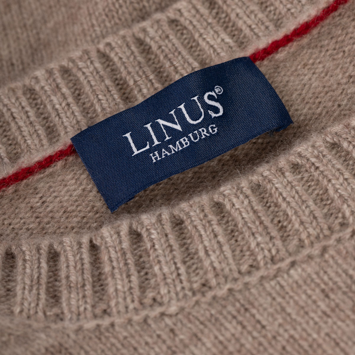 Feinstrickpullover aus Kaschmir in hellbraun 19359/ contr. 19059 Bild 4