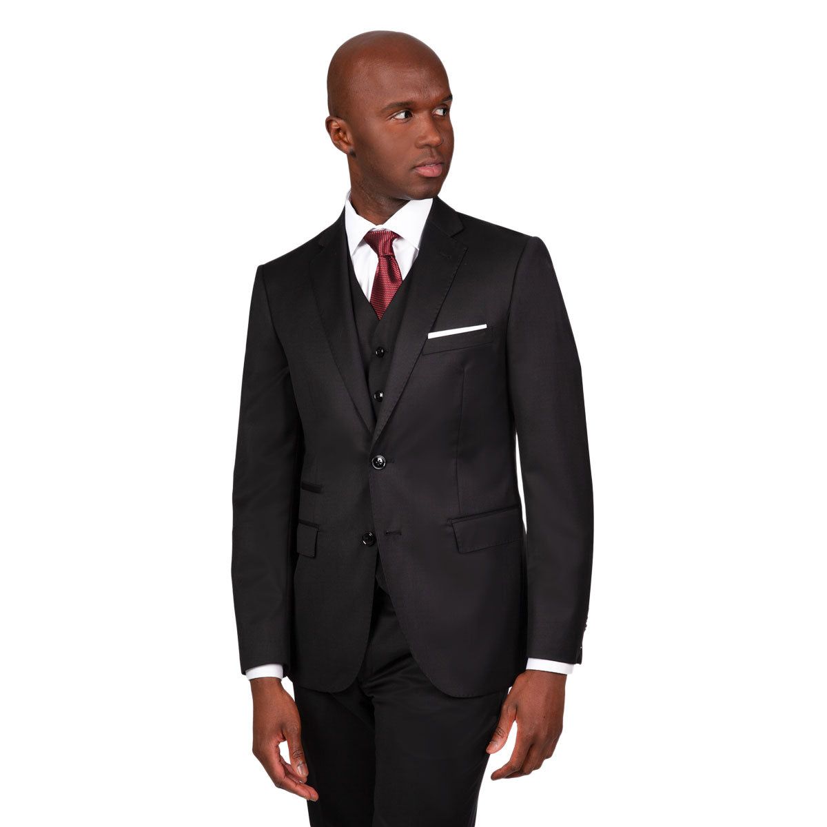 Mann im eleganten Anzug.