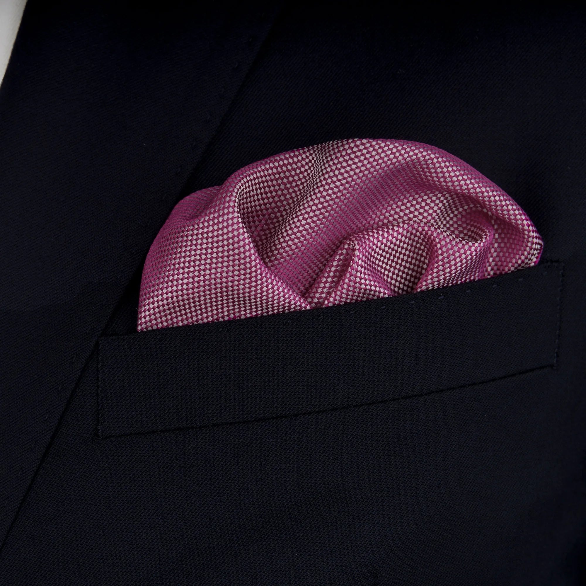 Einstecktuch aus Seide in Magentapink magenta Bild 1