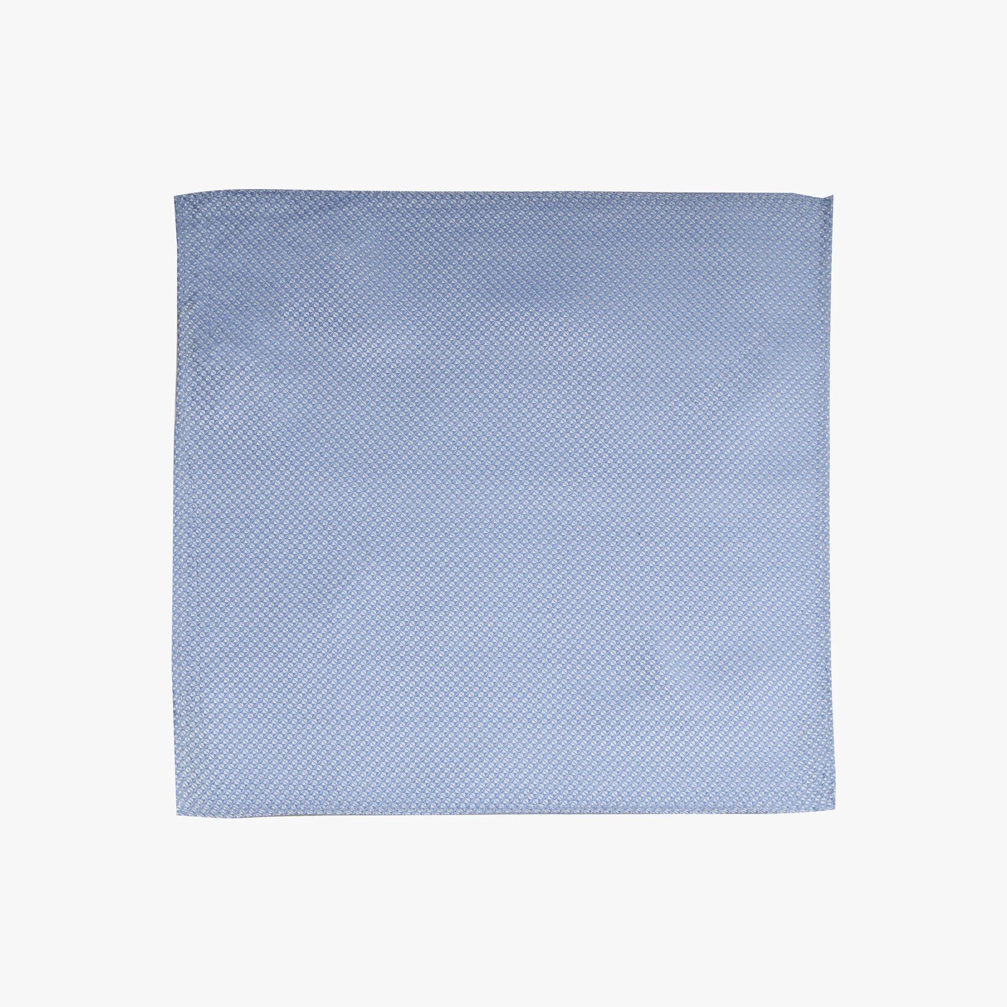 Einstecktuch aus Seide mit Kacheln in Hellblau hellblau Bild 2