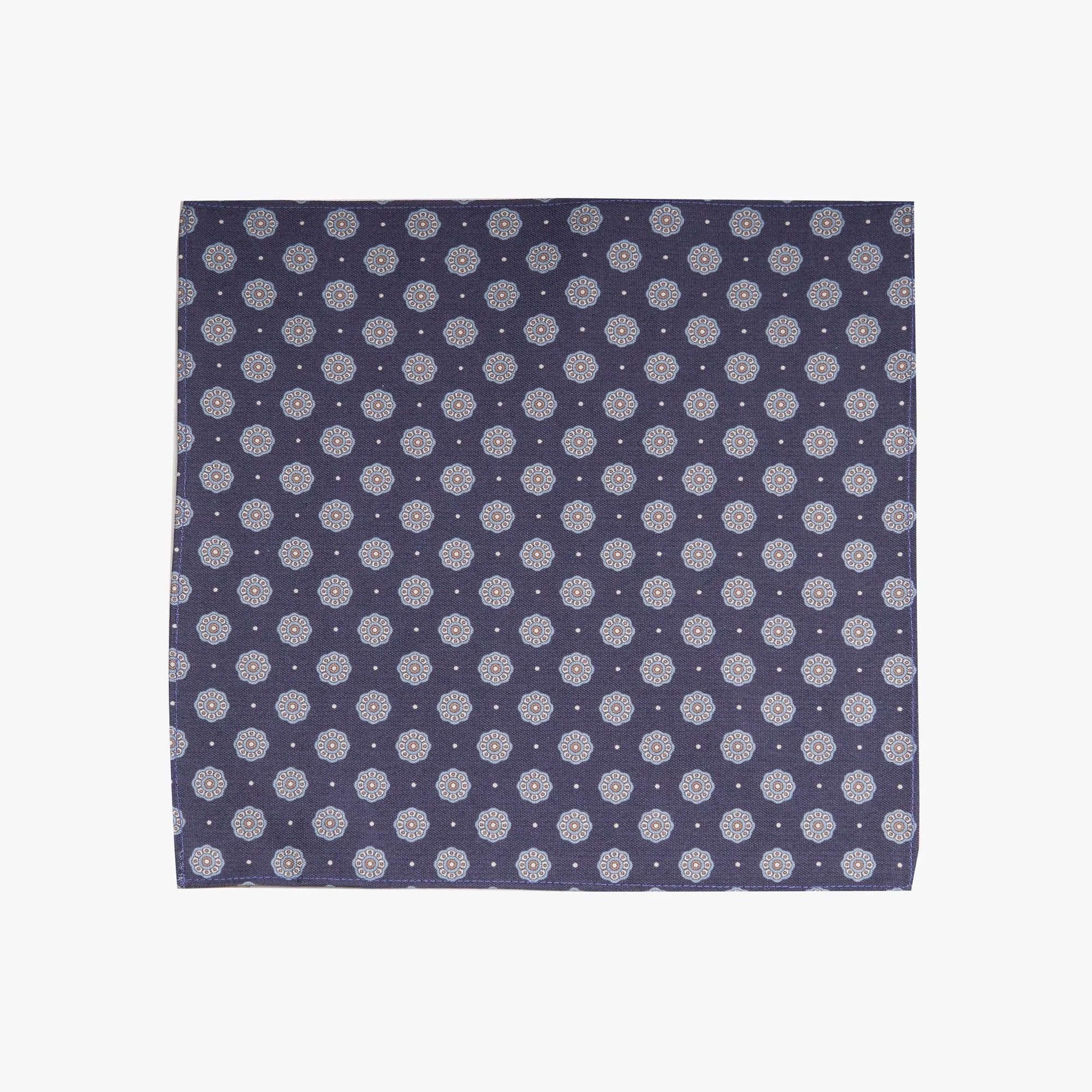 Einstecktuch aus Seide mit Muster in Violett lila Bild 2