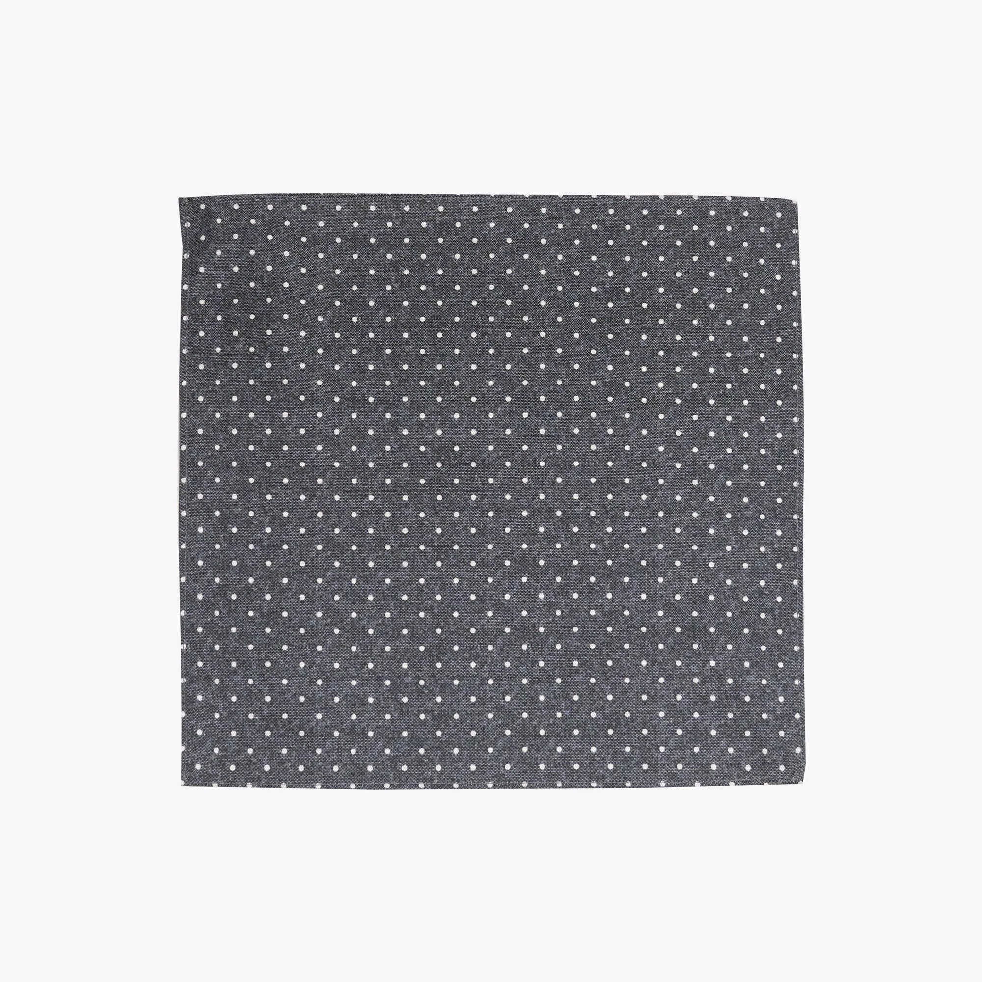 Einstecktuch in Anthrazit mit weißen Punkten antra Bild 2