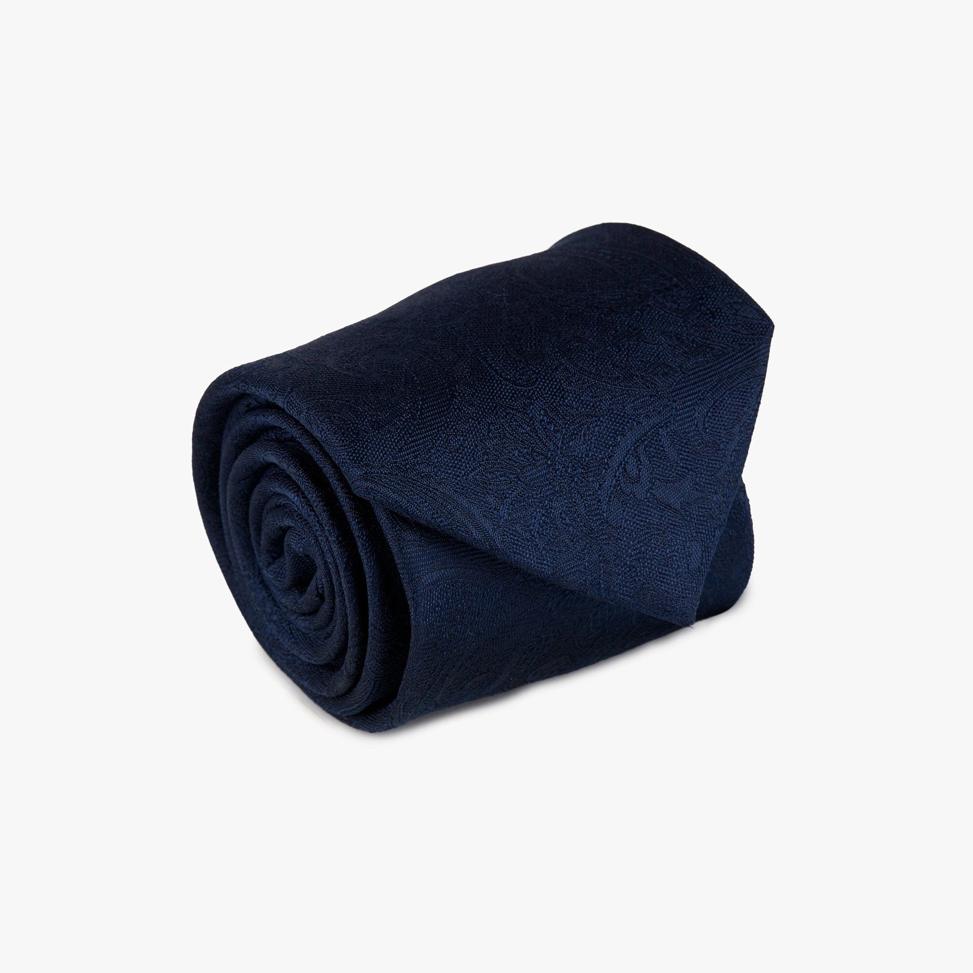 Krawatte aus Seide in Dunkelblau mit Paisleymuster dkl. blau Bild 1