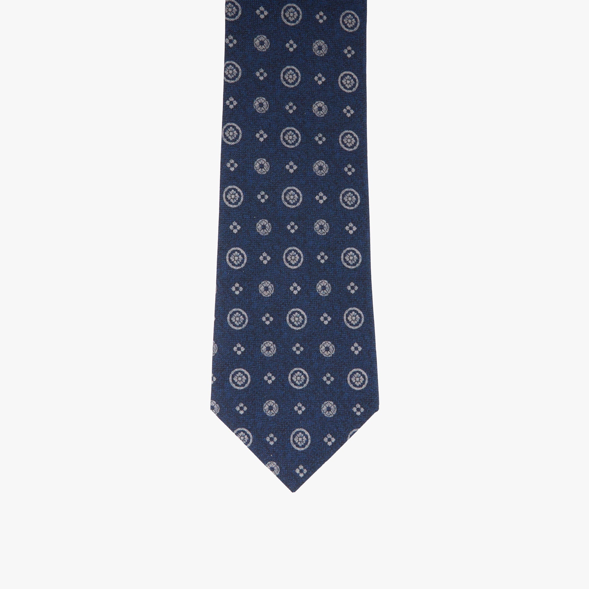 Krawatte in Blau mit Muster blau Bild 2