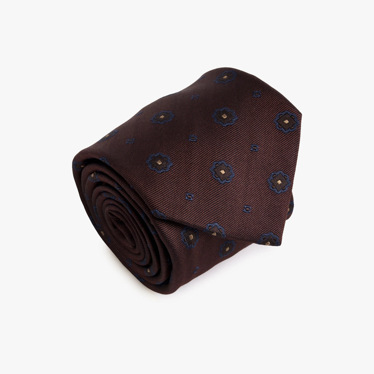 Krawatte in Braun mit Muster brown Bild 1
