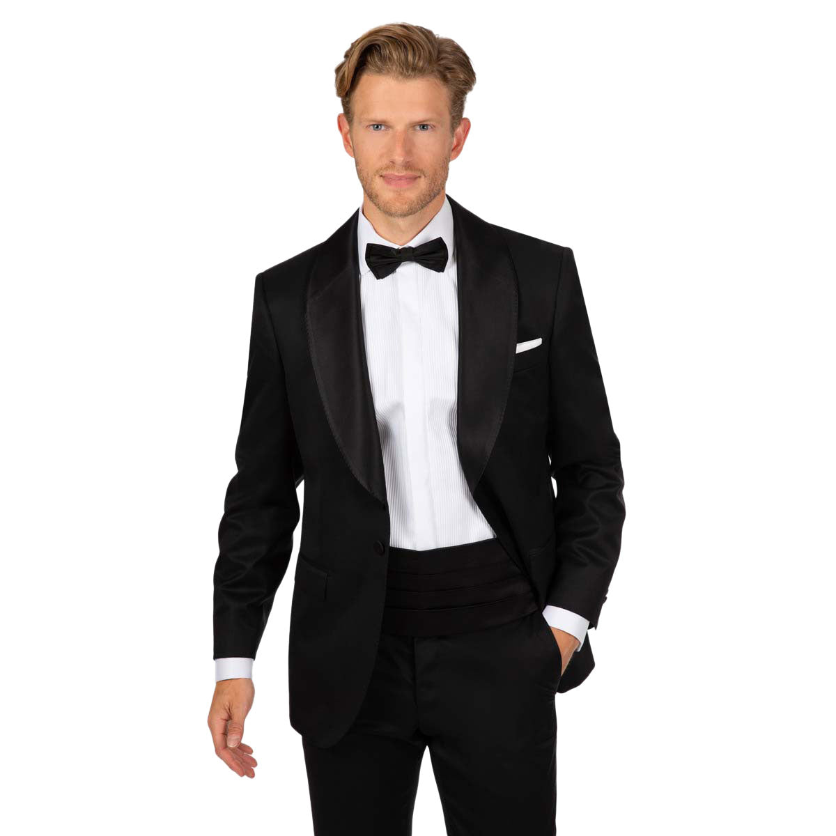 Mann im eleganten Anzug.