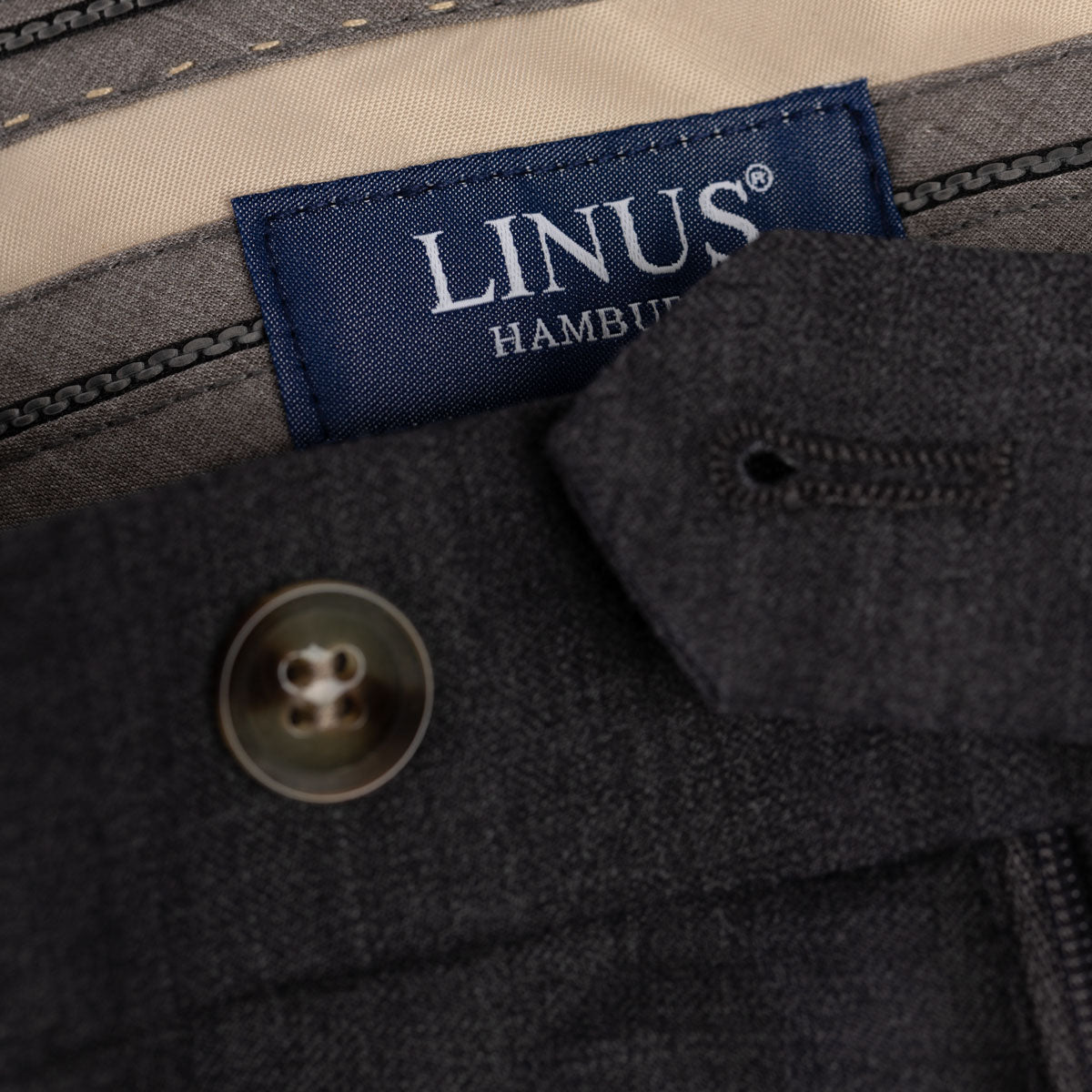 Anzug Fano/N mit steigendem Revers und R-Bund in anthrazit charcoul Bild 6