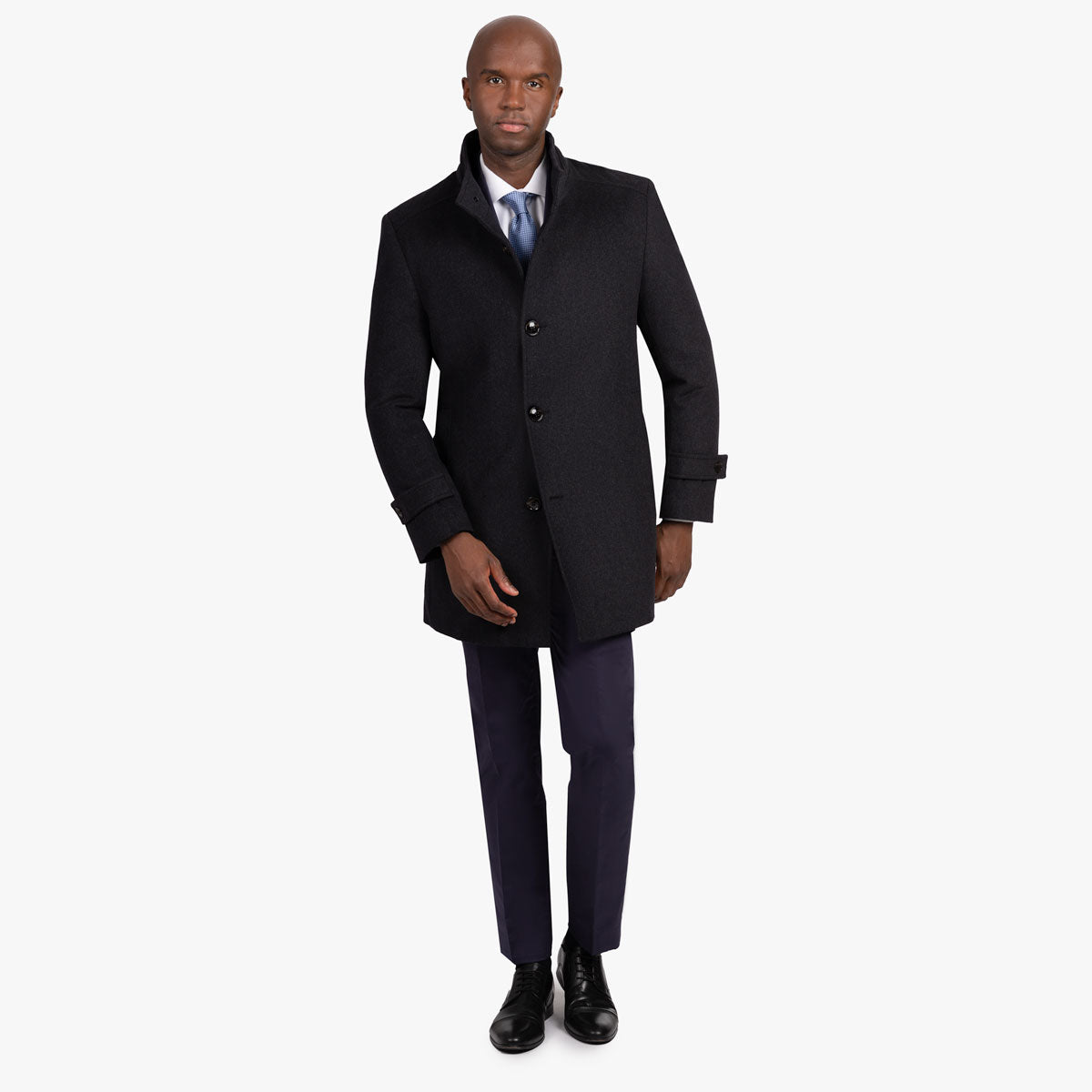 Kurzmantel München in dunkelgrau charcoul Bild 1