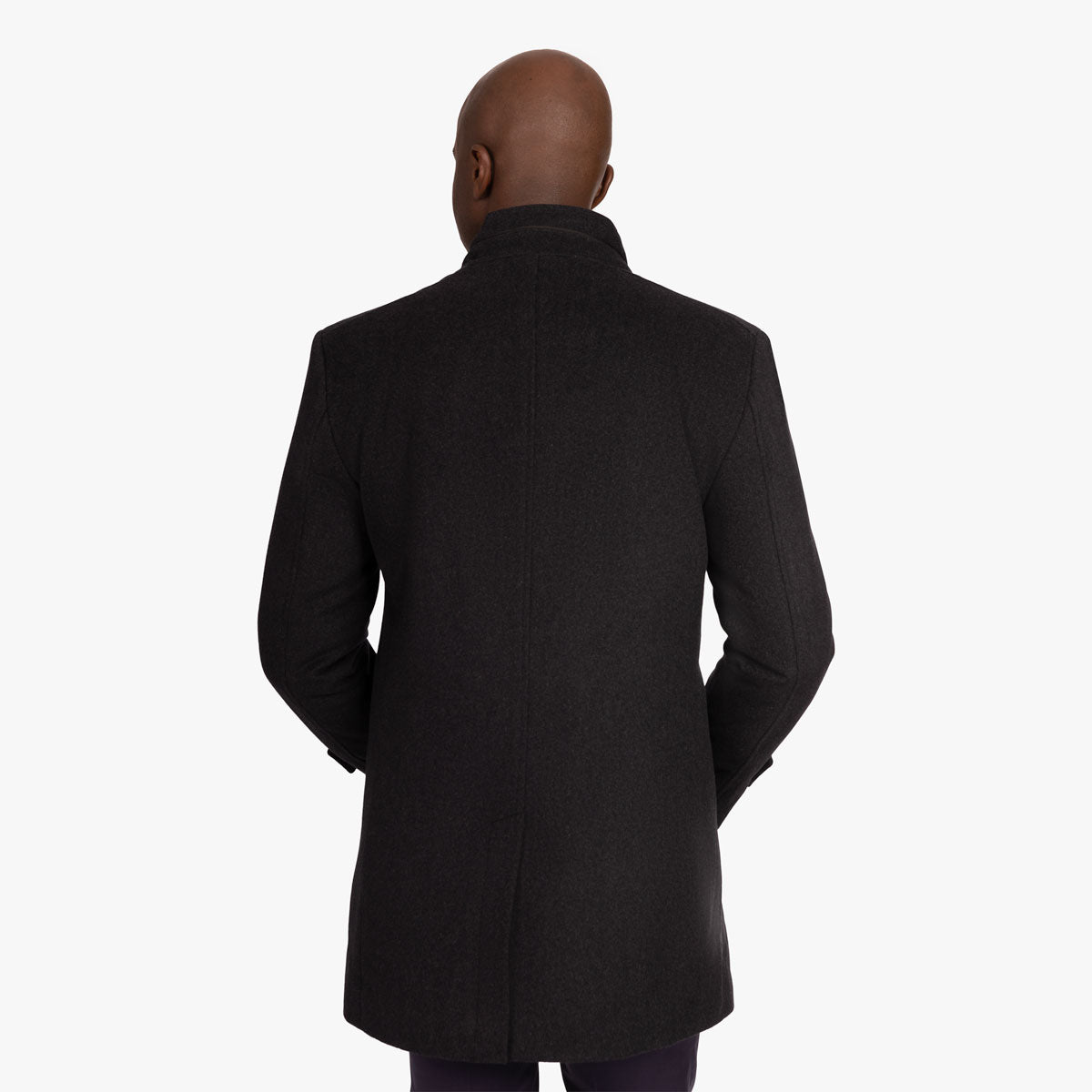 Kurzmantel München in dunkelgrau charcoul Bild 2