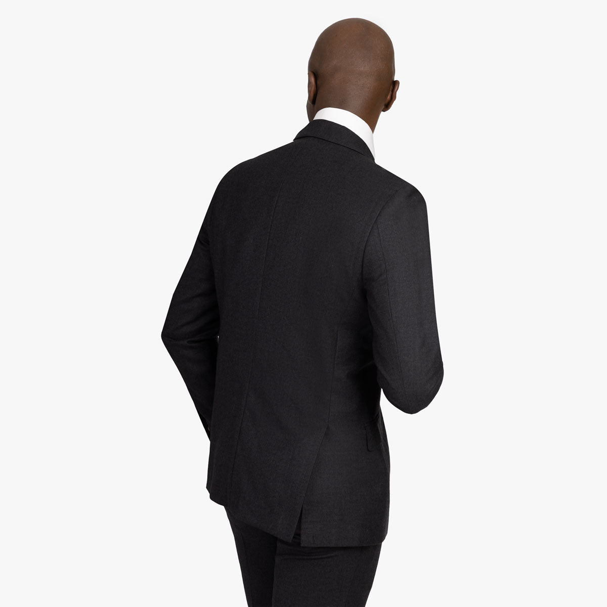 Sakko Fano aus Wolle mit steigendem Revers in anthrazit charcoul Bild 2