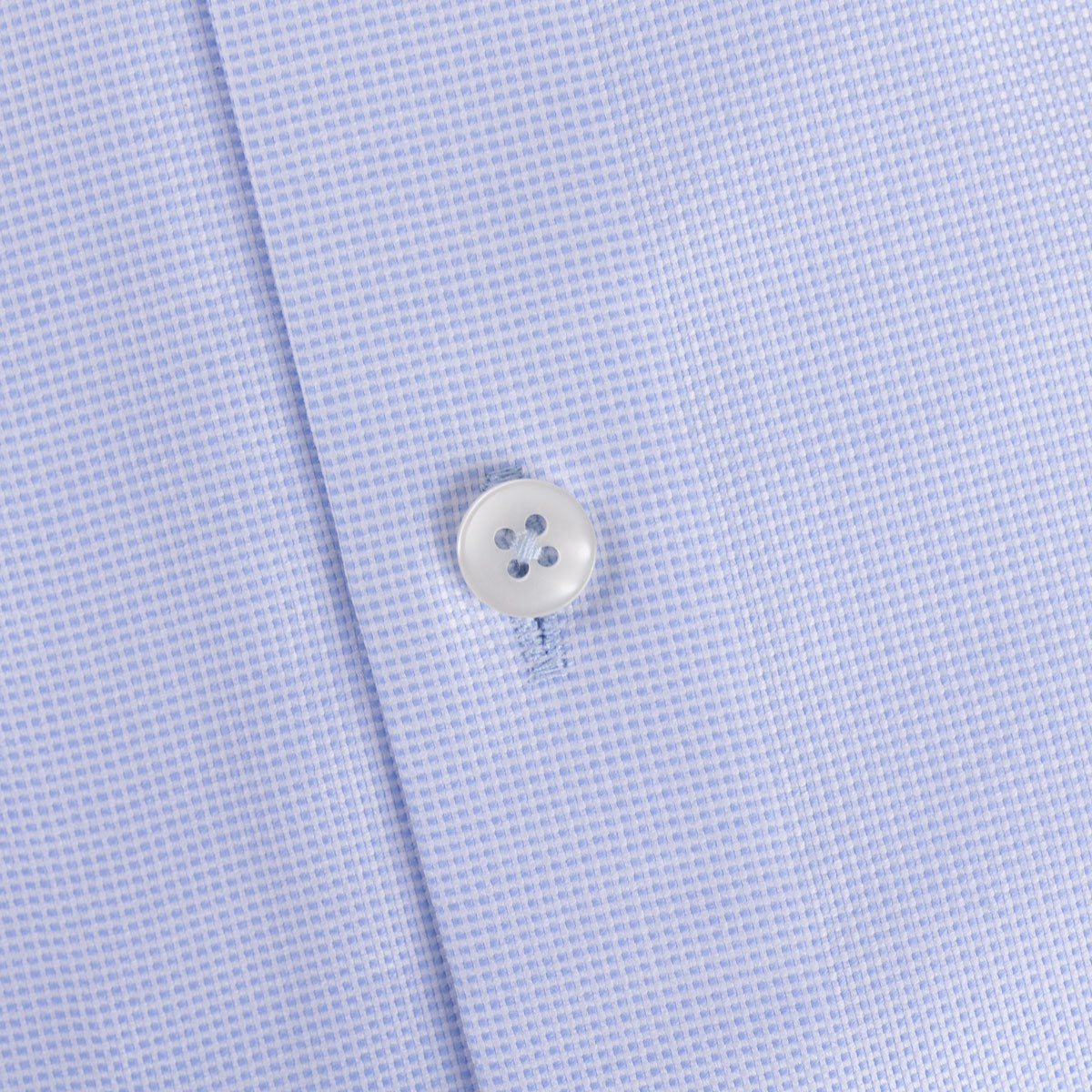 Slim Fit Hemd aus Baumwolle in hellblau mit Muster hellblau Bild 5