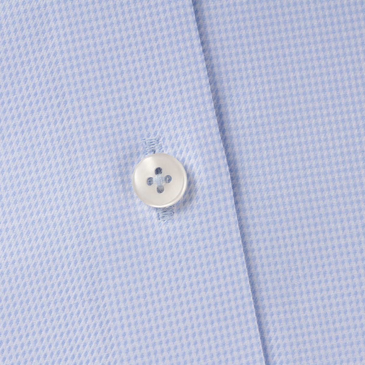 Slim Fit Hemd aus Baumwolle in hellblau mit Struktur hellblau Bild 5