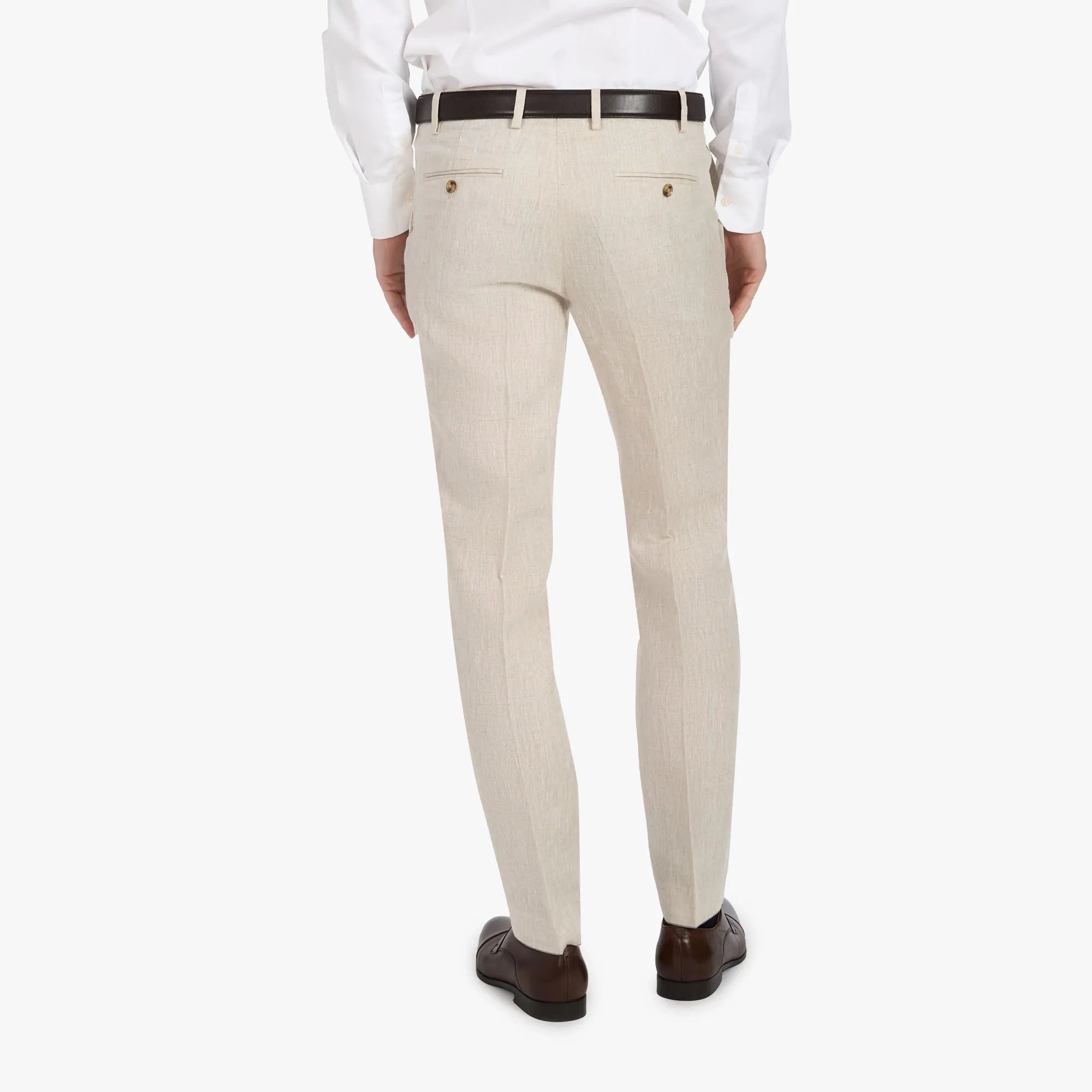 Baukastenanzug Prato/I aus Leinen in Beige