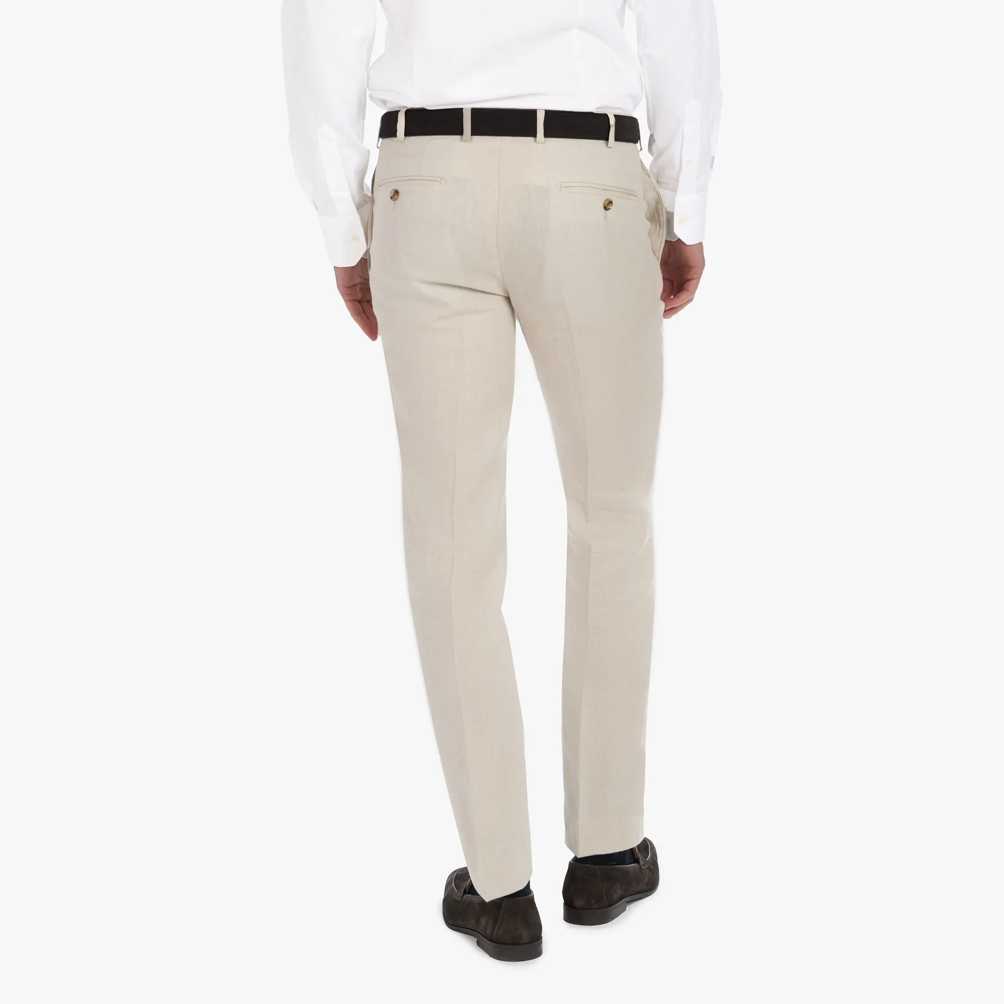 Baukastenanzug Pesaro aus Leinen in Creme