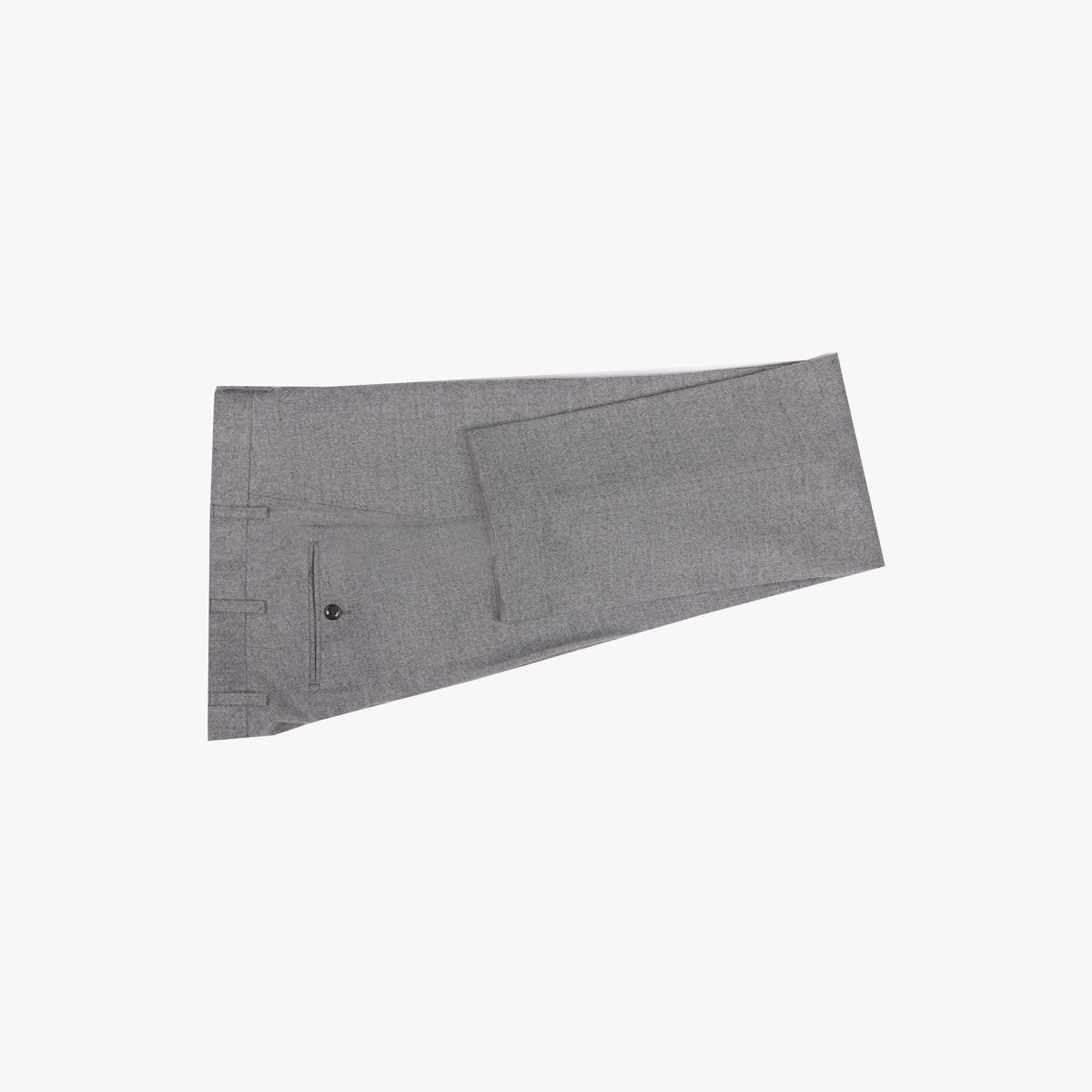 Hose Rome aus Flanell in Hellgrau