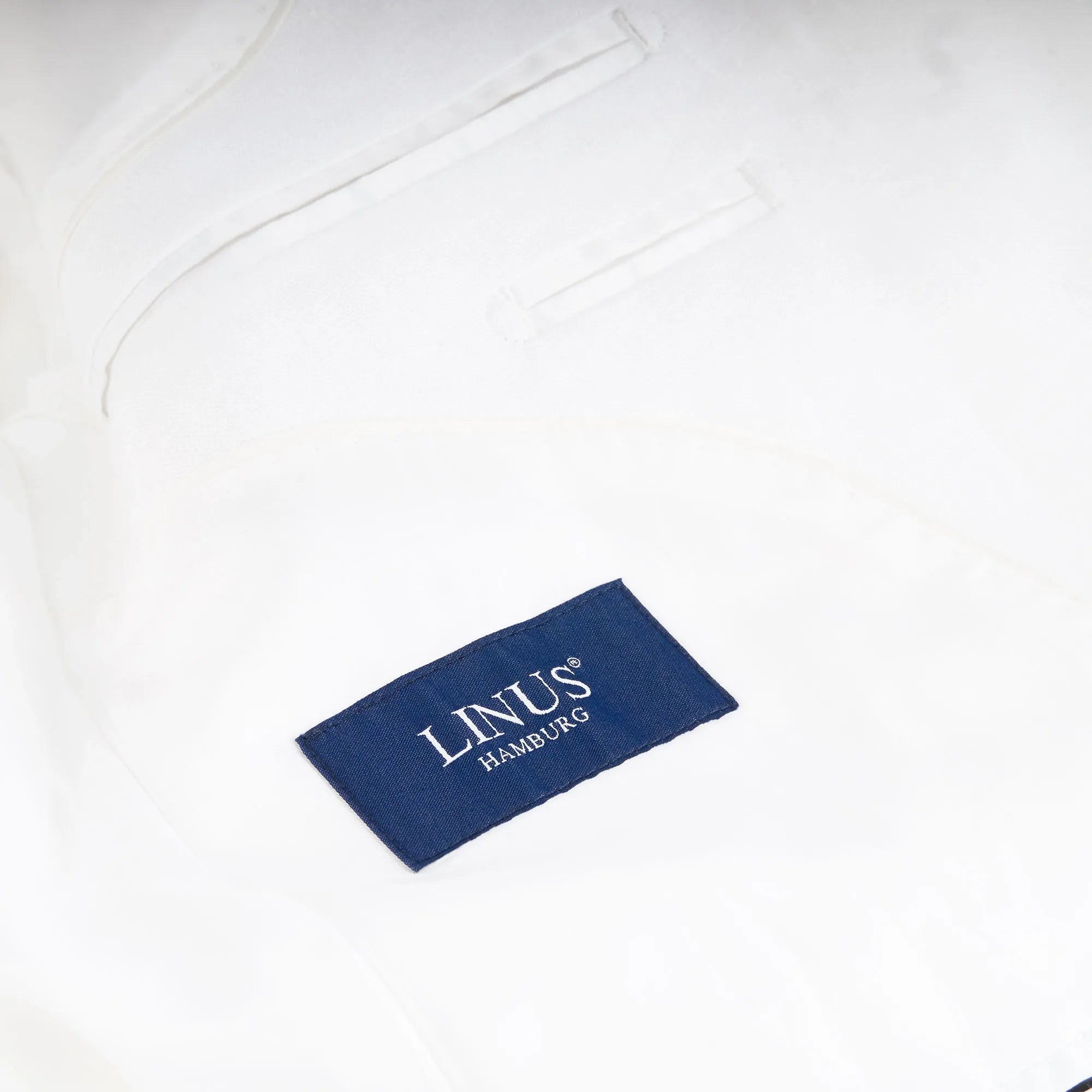 Baukastenanzug Pesaro aus Leinen in Weiß