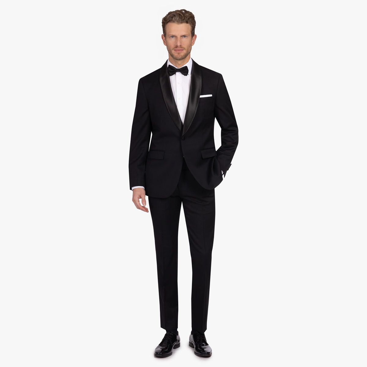 Mann im eleganten Anzug.