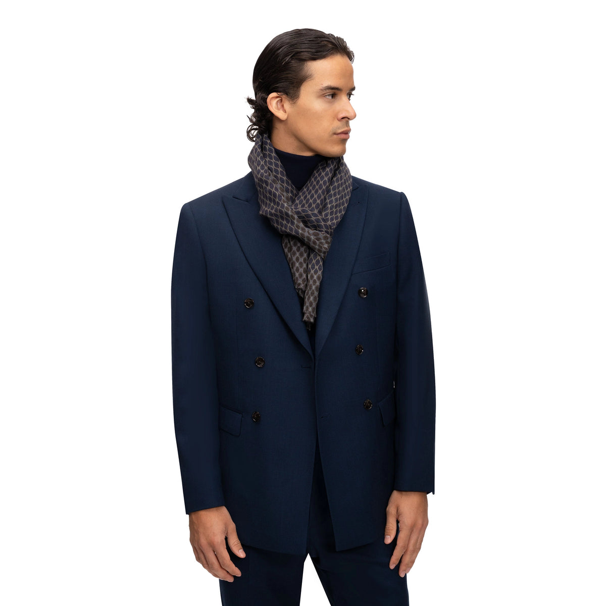 Baukastenanzug Cavo in Blau aus Super 100’s Wolle