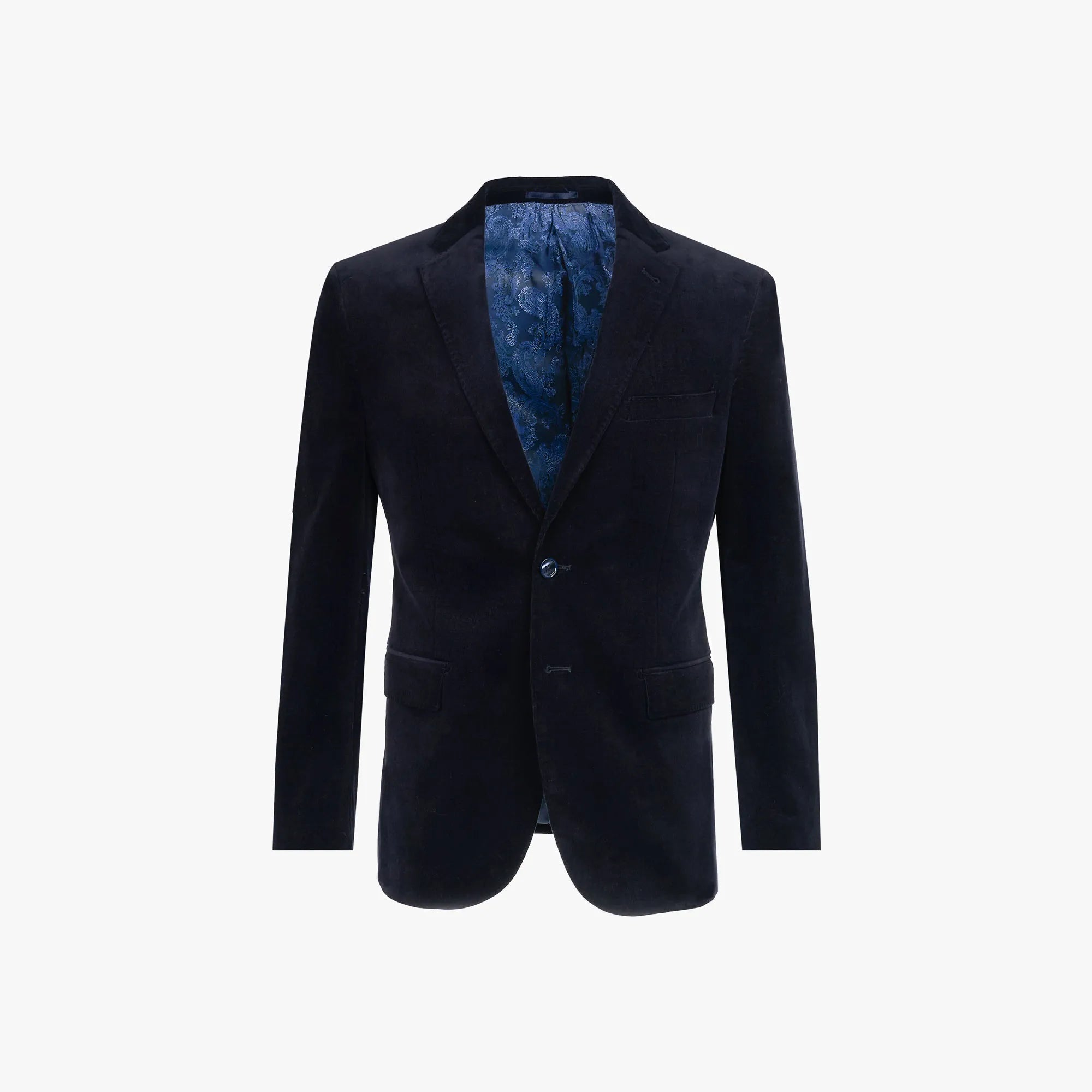 Outfit Blue Cord Smart Casual