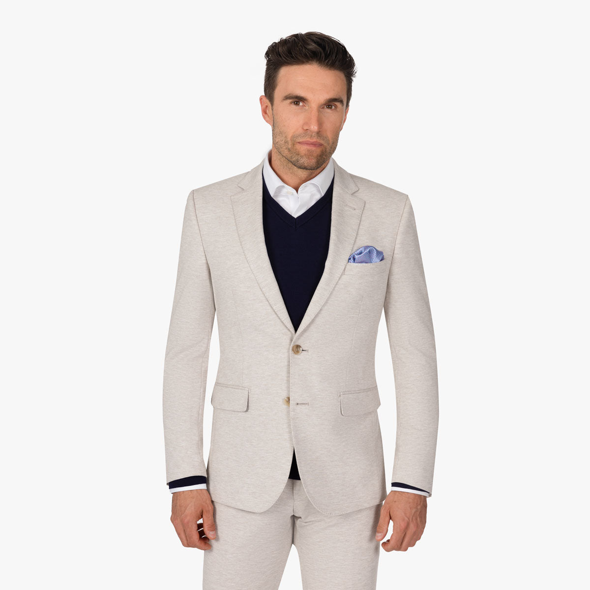 Mann im eleganten Anzug.