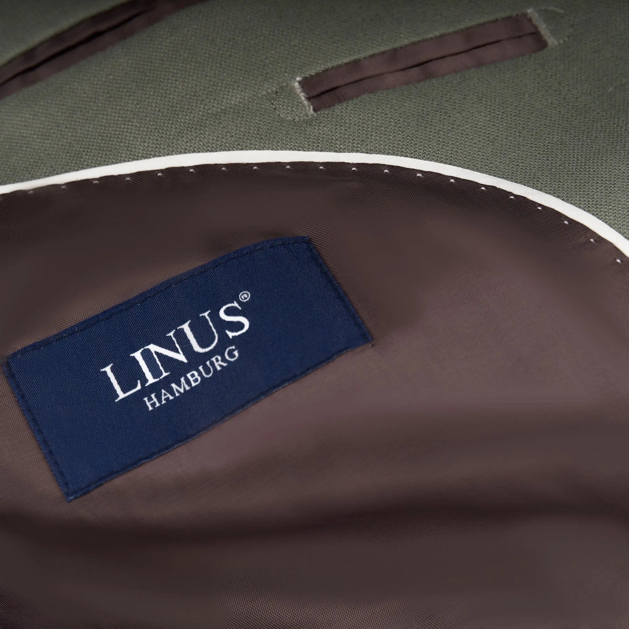 Baukastenanzug Pesaro aus Leinen in Grün