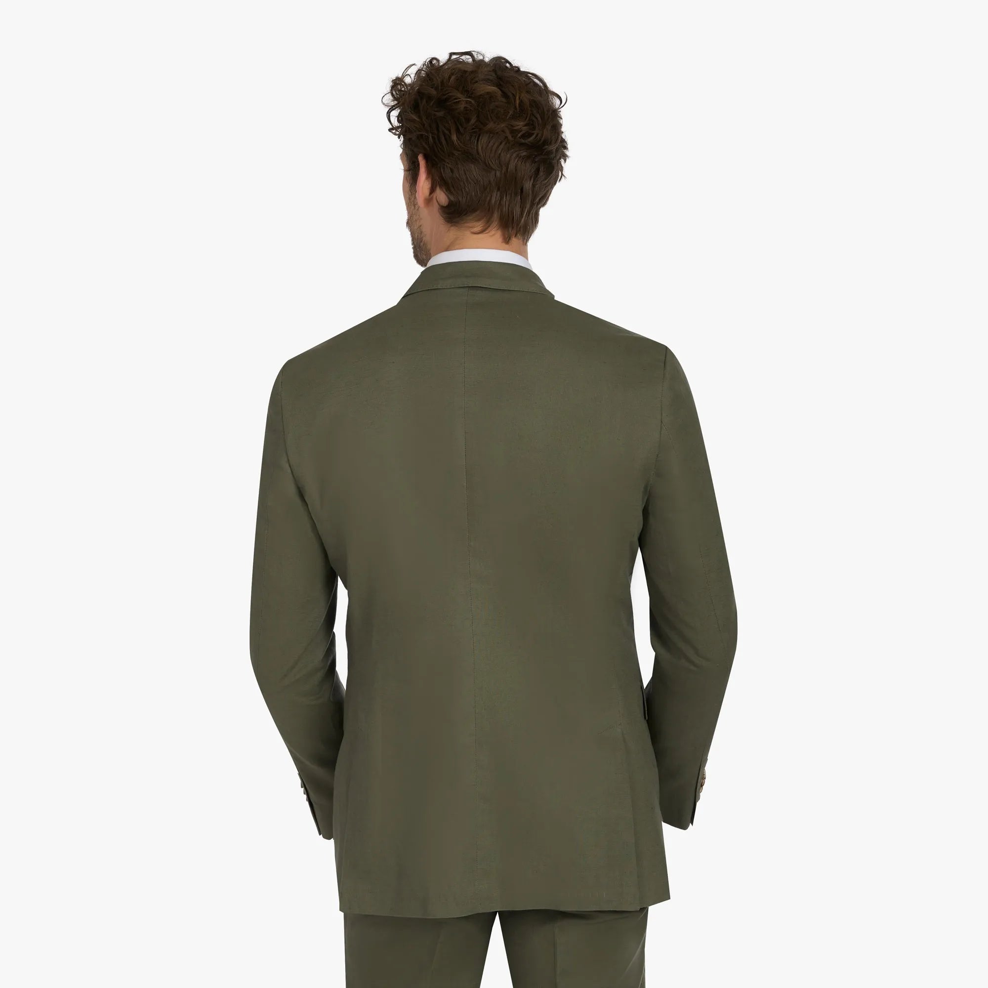 Baukastenanzug Prato/I aus Leinenmix in Grün