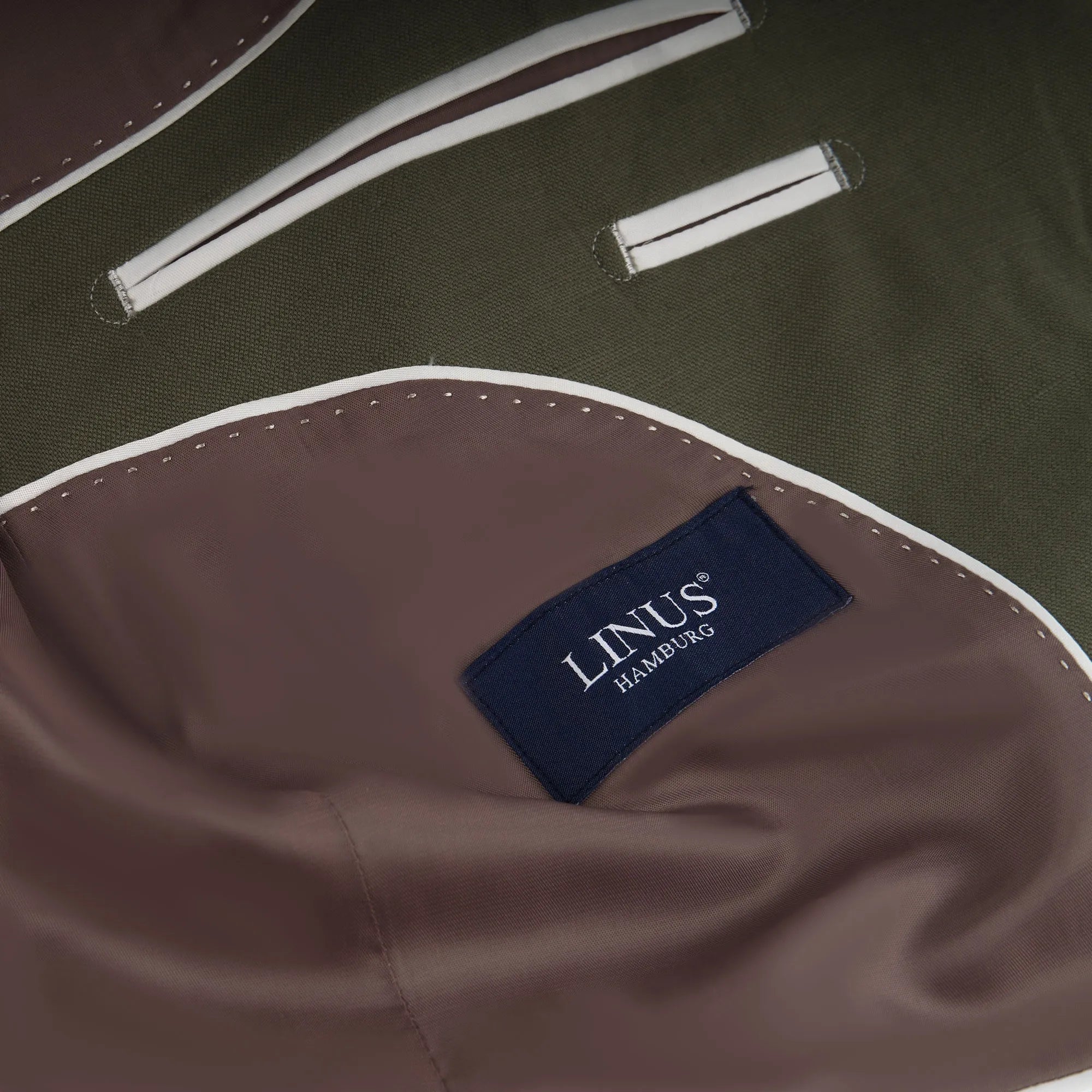 Baukastenanzug Prato/I aus Leinenmix in Grün