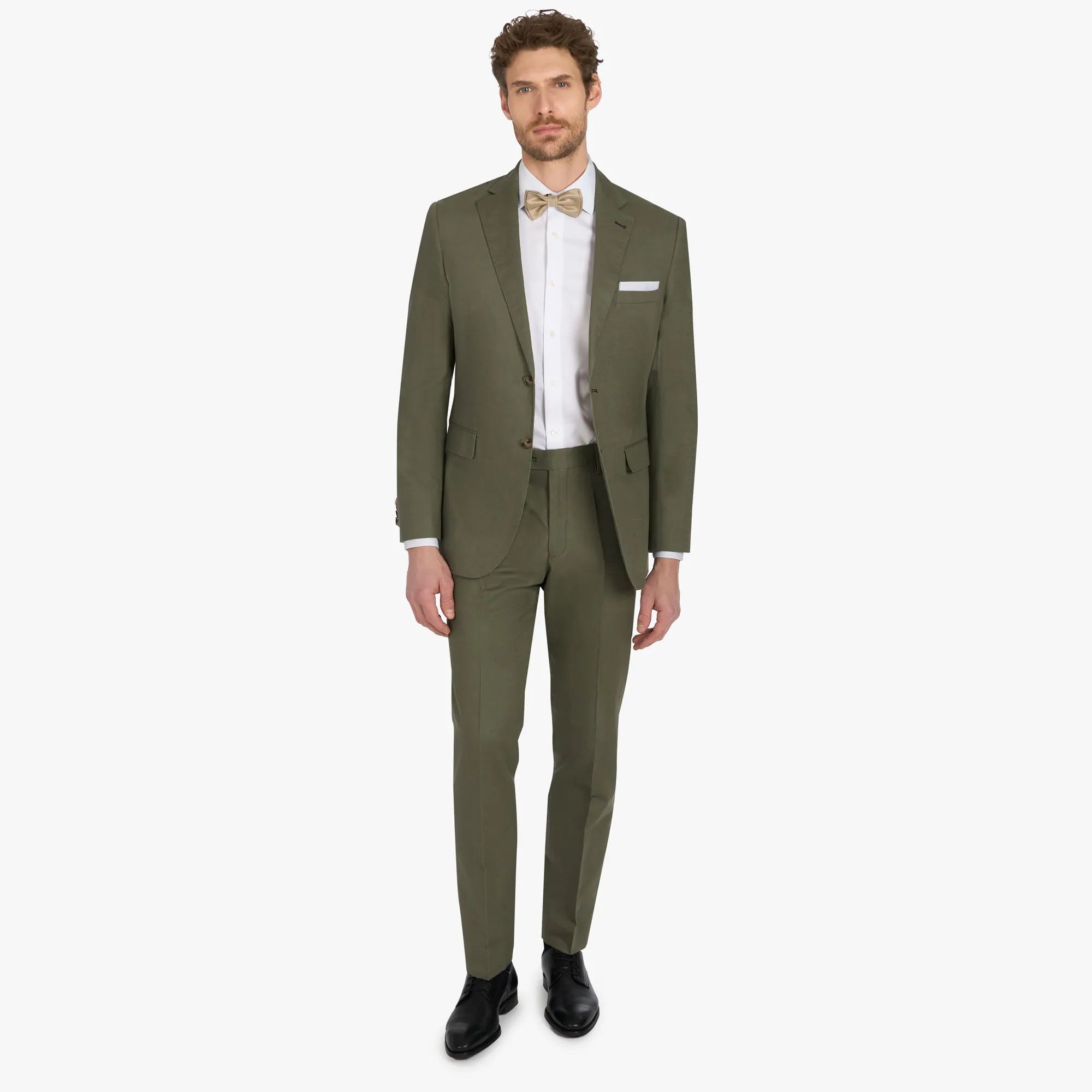 Baukastenanzug Prato/I aus Leinenmix in Grün