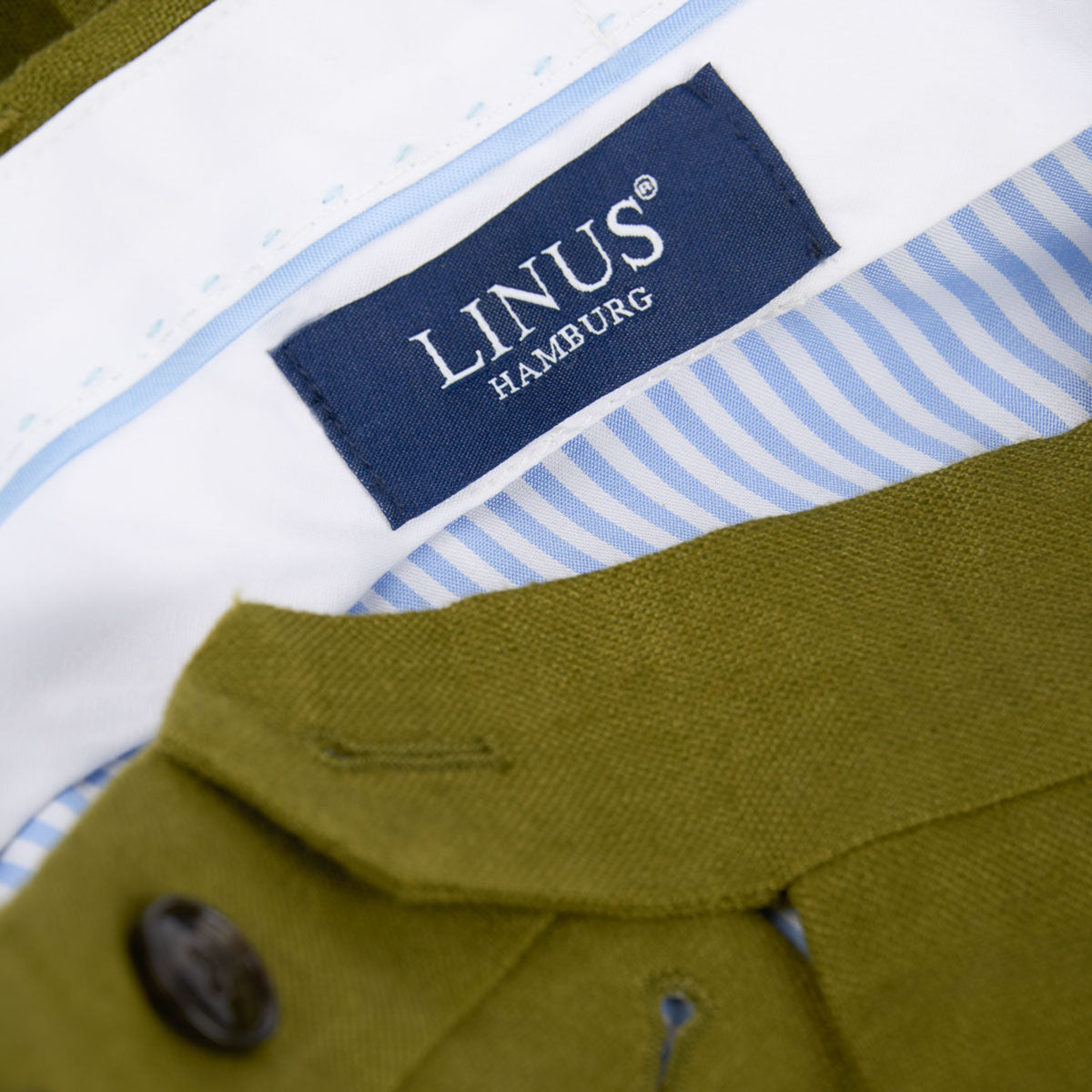 Anzug Genf in Grün aus Leinen grün Bild 7