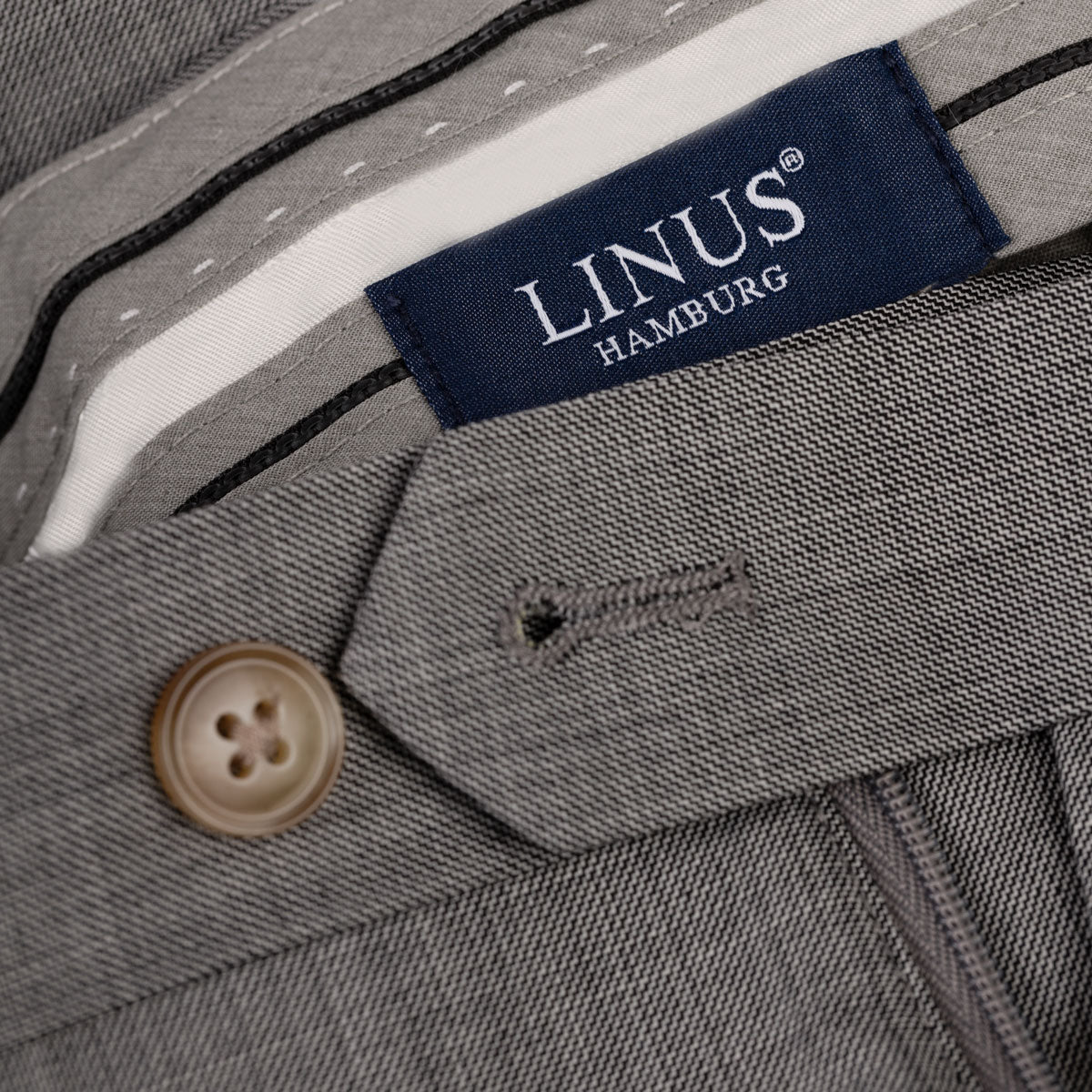 Anzug Havanna mit aufgesetzen Taschen in grau meliert grau/gemustert Bild 6