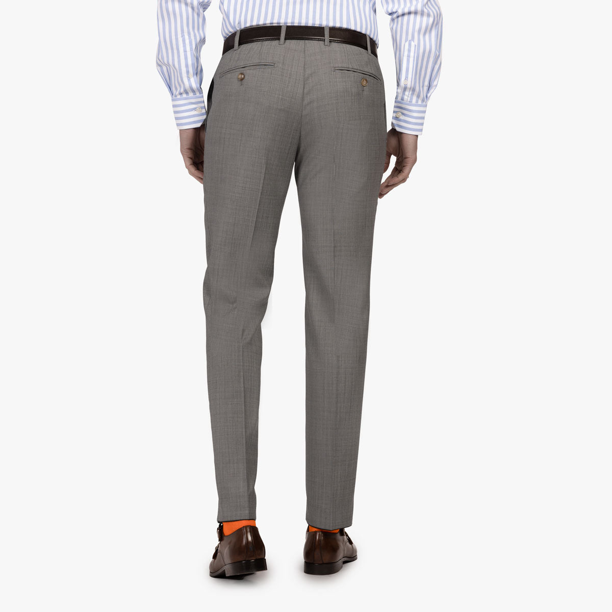 Anzug Havanna mit aufgesetzen Taschen in grau meliert grau/gemustert Bild 7