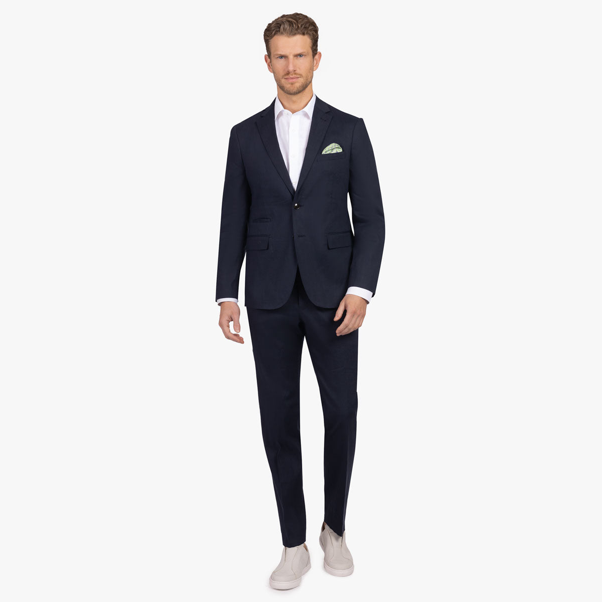 Anzug Pesaro aus Leinen in dunkelblau dkl. blau Bild 11