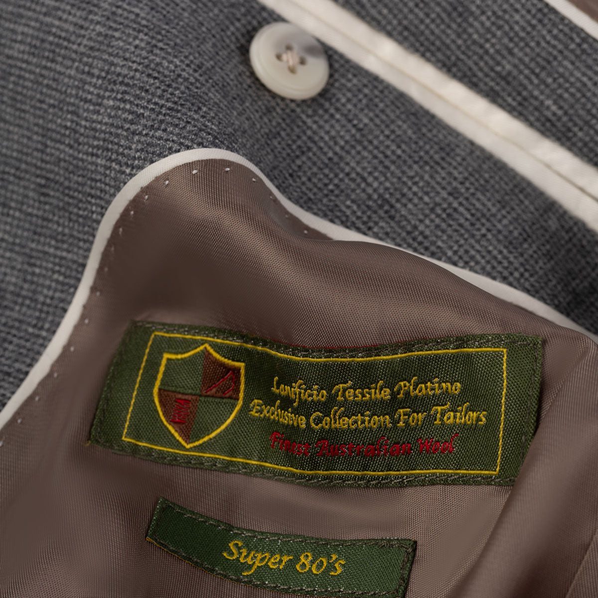 Anzug Pesaro aus Super 80's Wolle in Hellgrau grau Bild 10