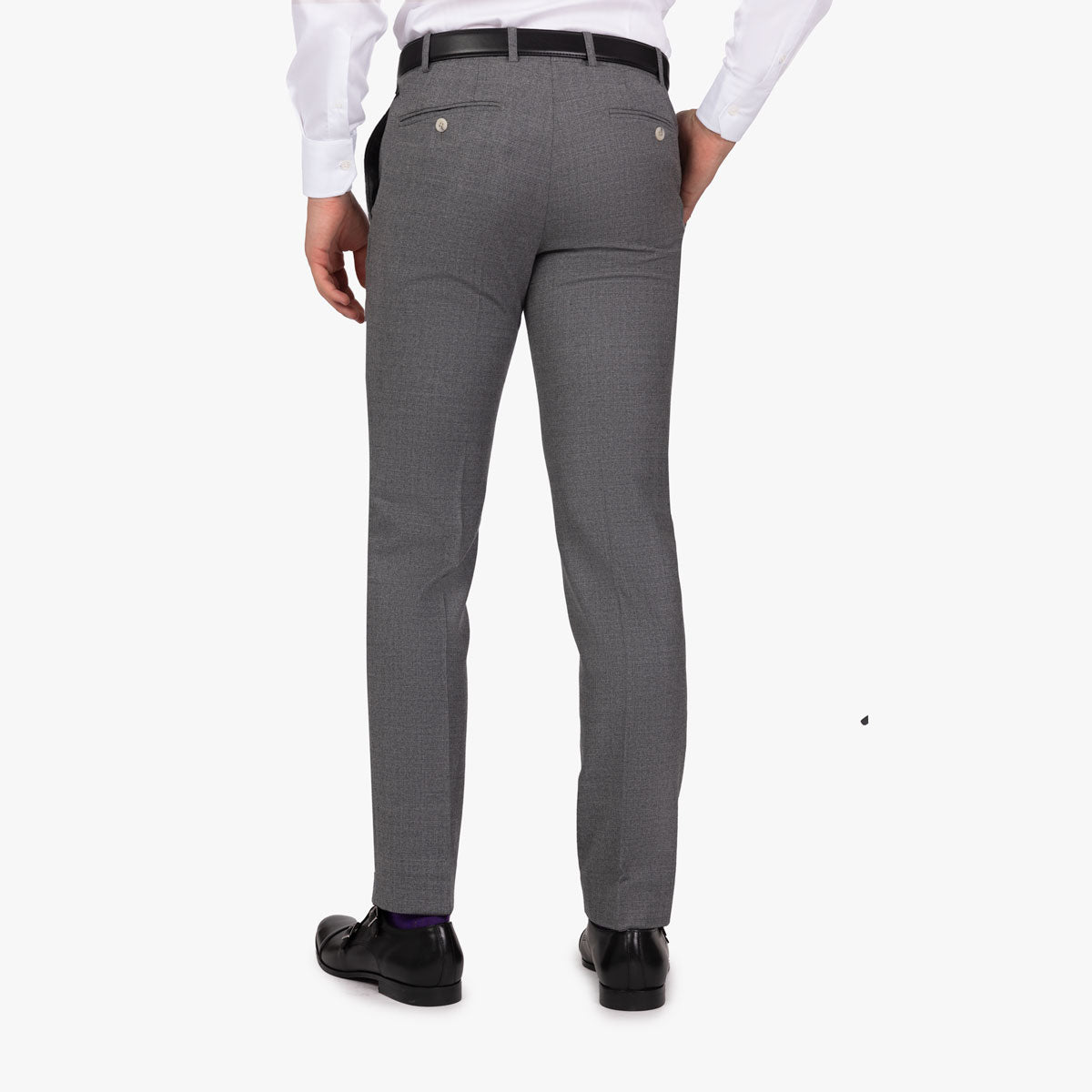 Anzug Pesaro aus Super 80's Wolle in Hellgrau grau Bild 5