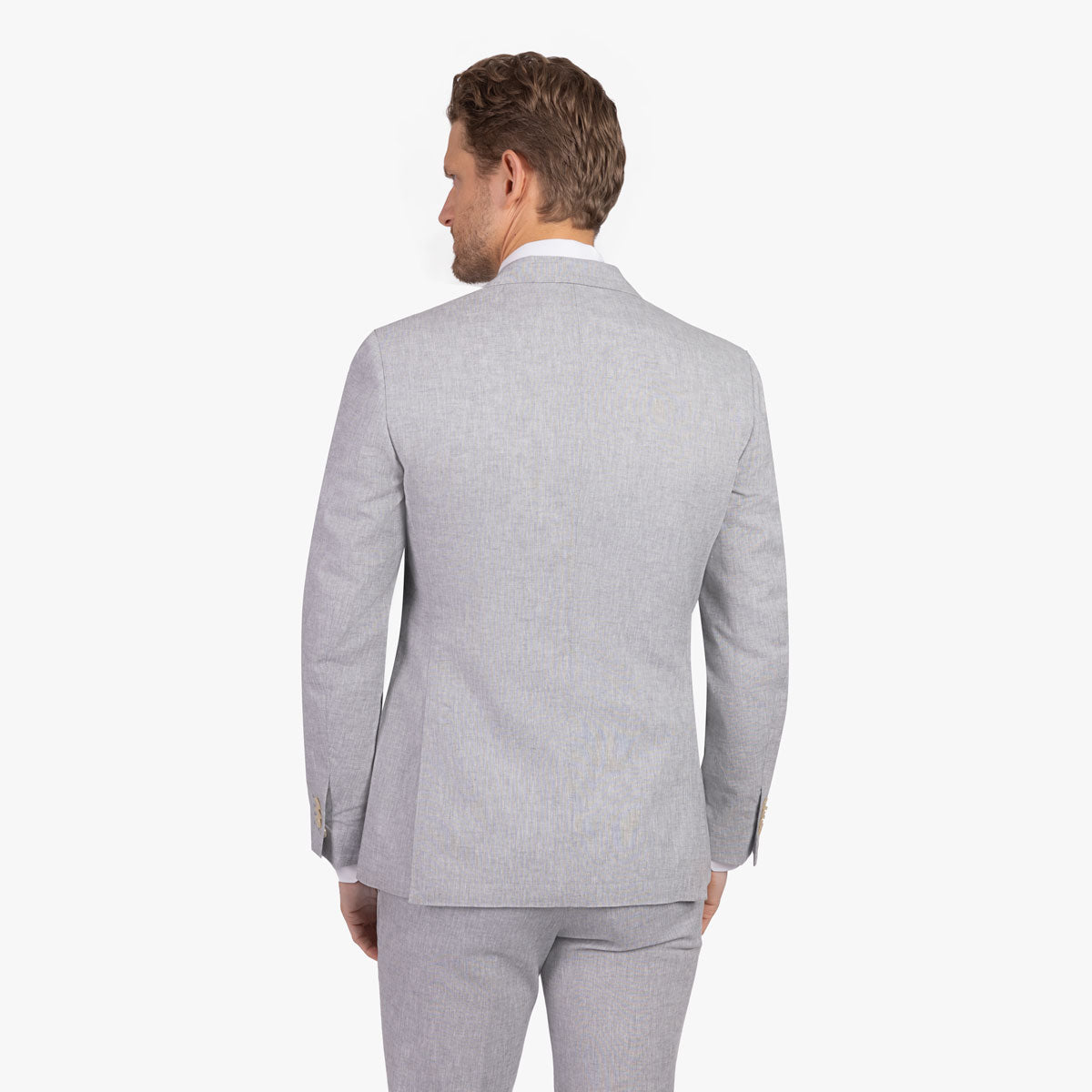 Anzug Pesaro in hellgrau aus Leinen und Baumwolle hellgrau Bild 2
